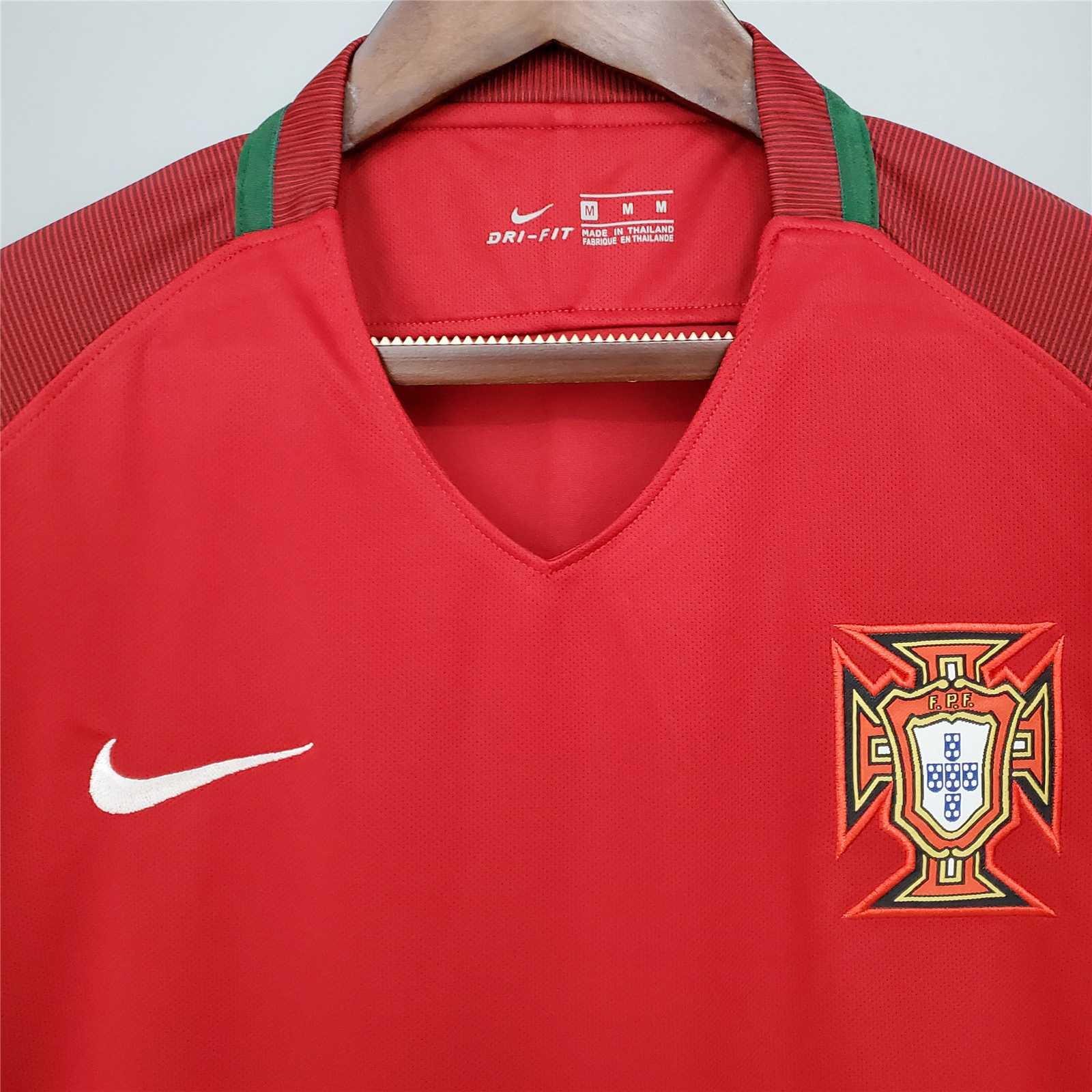 TKH-turbokithub-Retro Portugal 2016 Home Stadium Jersey