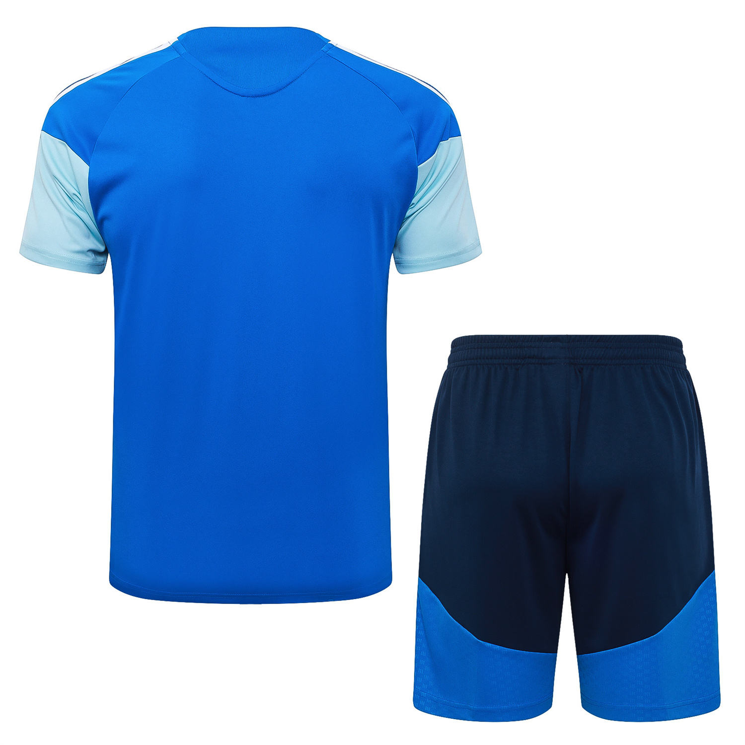 TKH-turbokithub-Cruzeiro 25-26 Short-Sleeve Training Set - Blue Vest & Blue Shorts