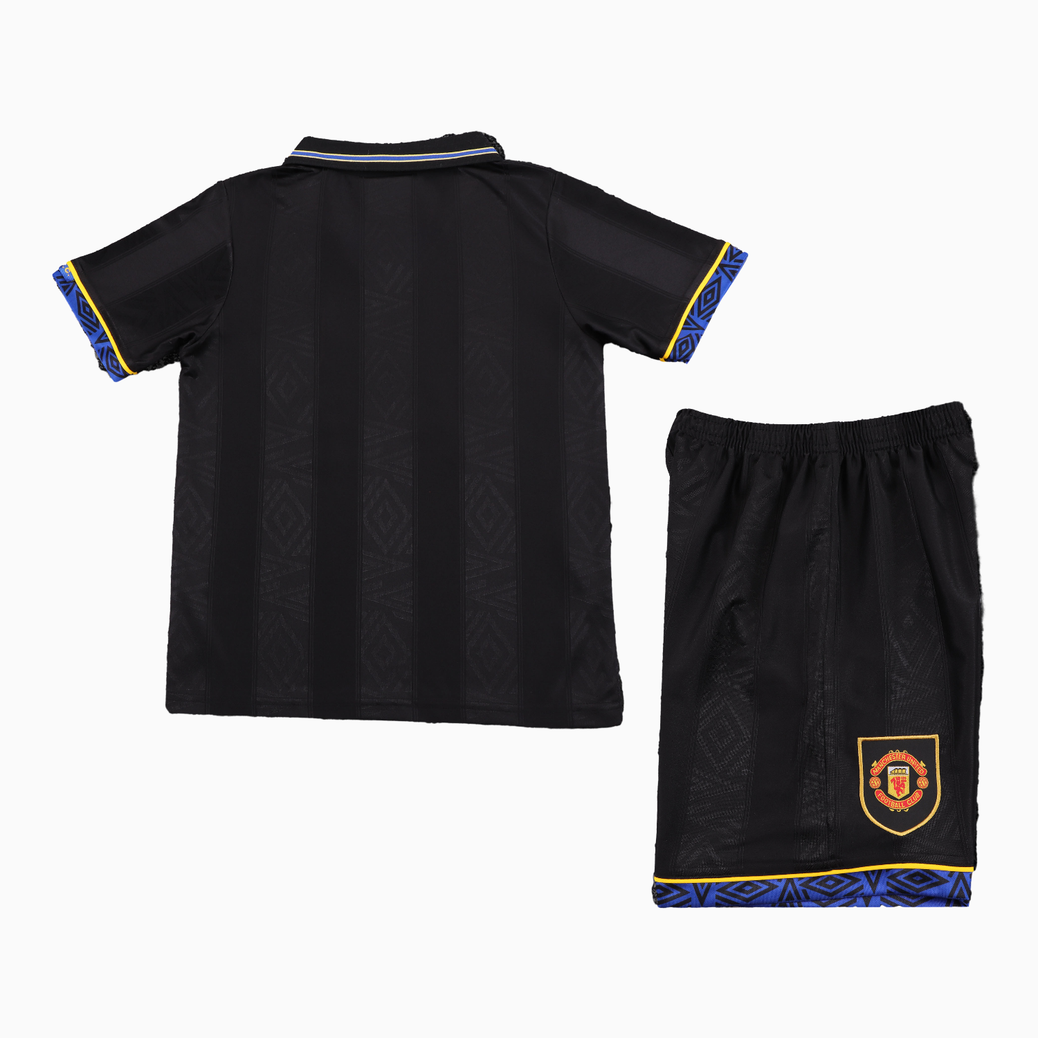 TKH-turbokithub-Retro Manchester United 93-95 Away Kids Kit