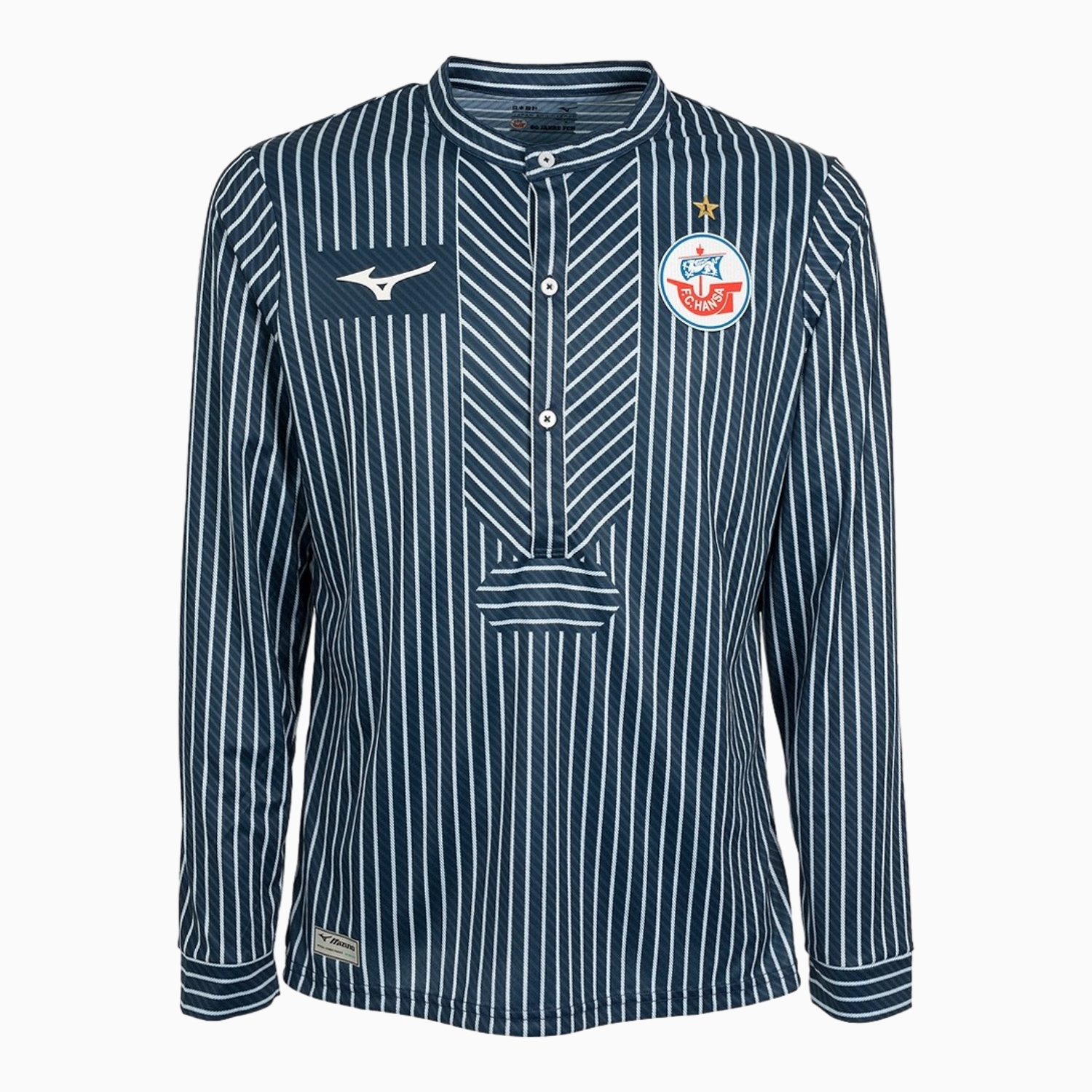 TKH-turbokithub-Hansa Rostock 25-26 60-Year Anniversary Fisherman Jersey - Fans Version