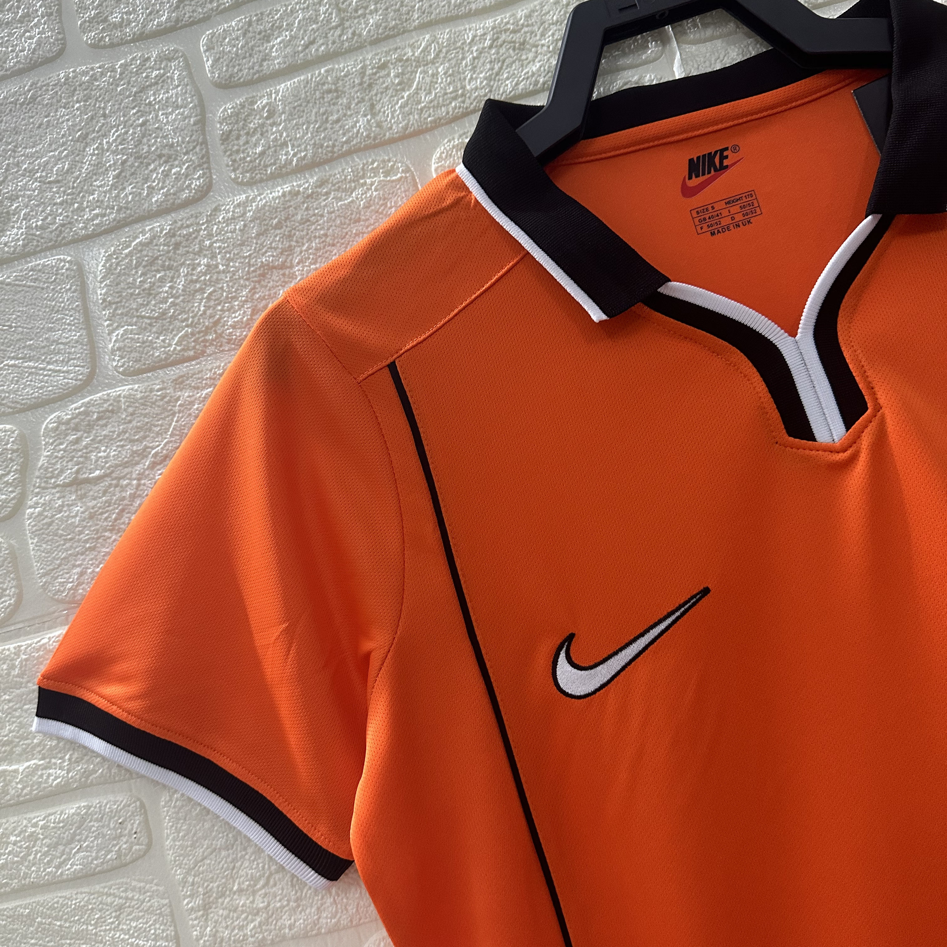 TKH-turbokithub-Retro Netherlands 1998 Home Jersey