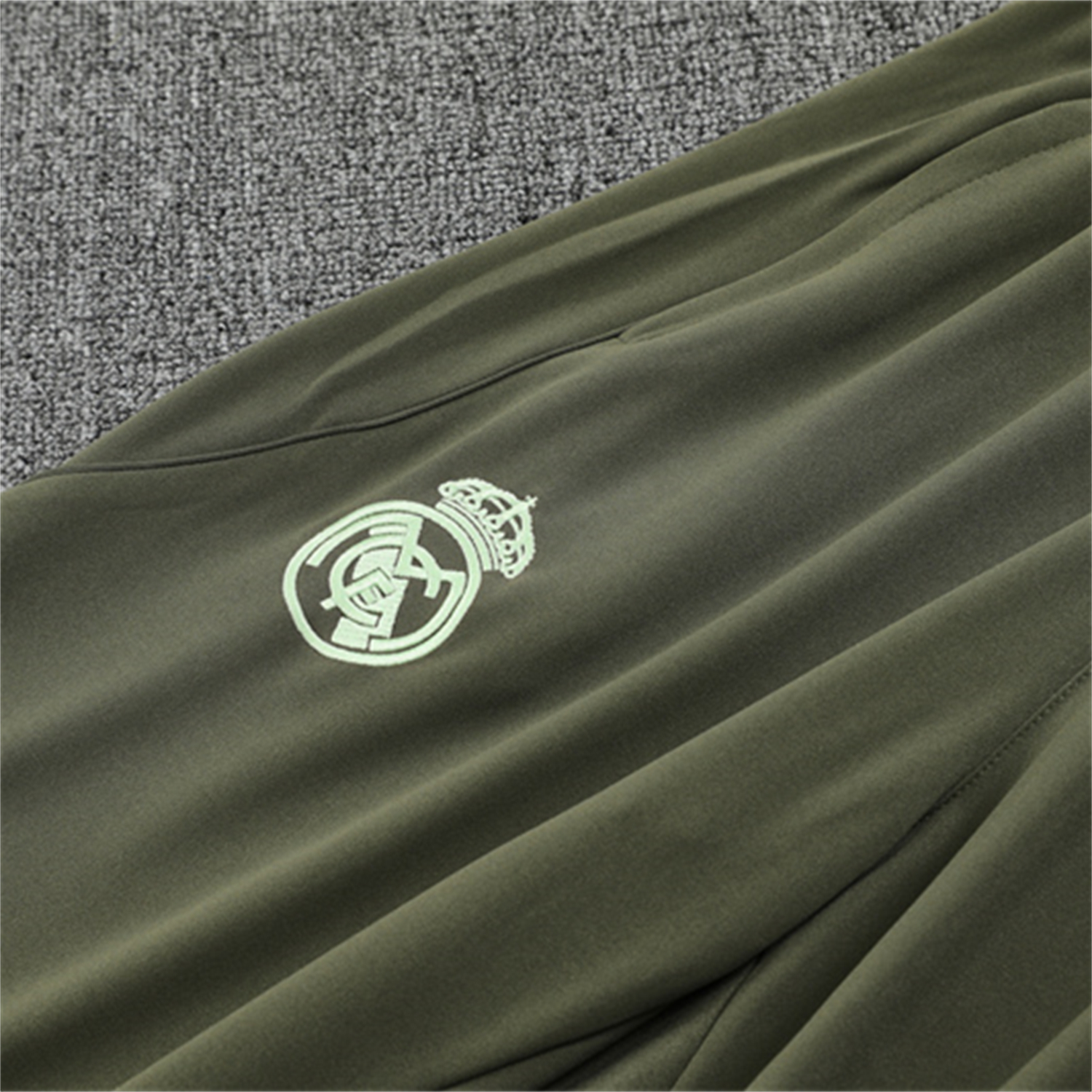 TKH-turbokithub-Real Madrid 25-26 Long Sleeve Training Set - Army Green Top & Pants