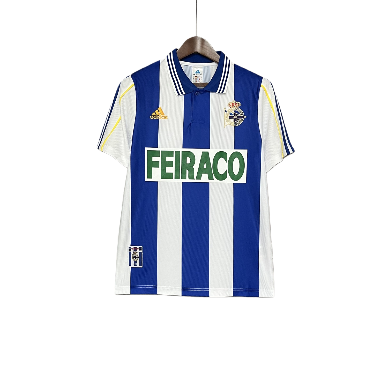 TKH-turbokithub-Retro Deportivo de La Coruña 1999-00 Home Jersey