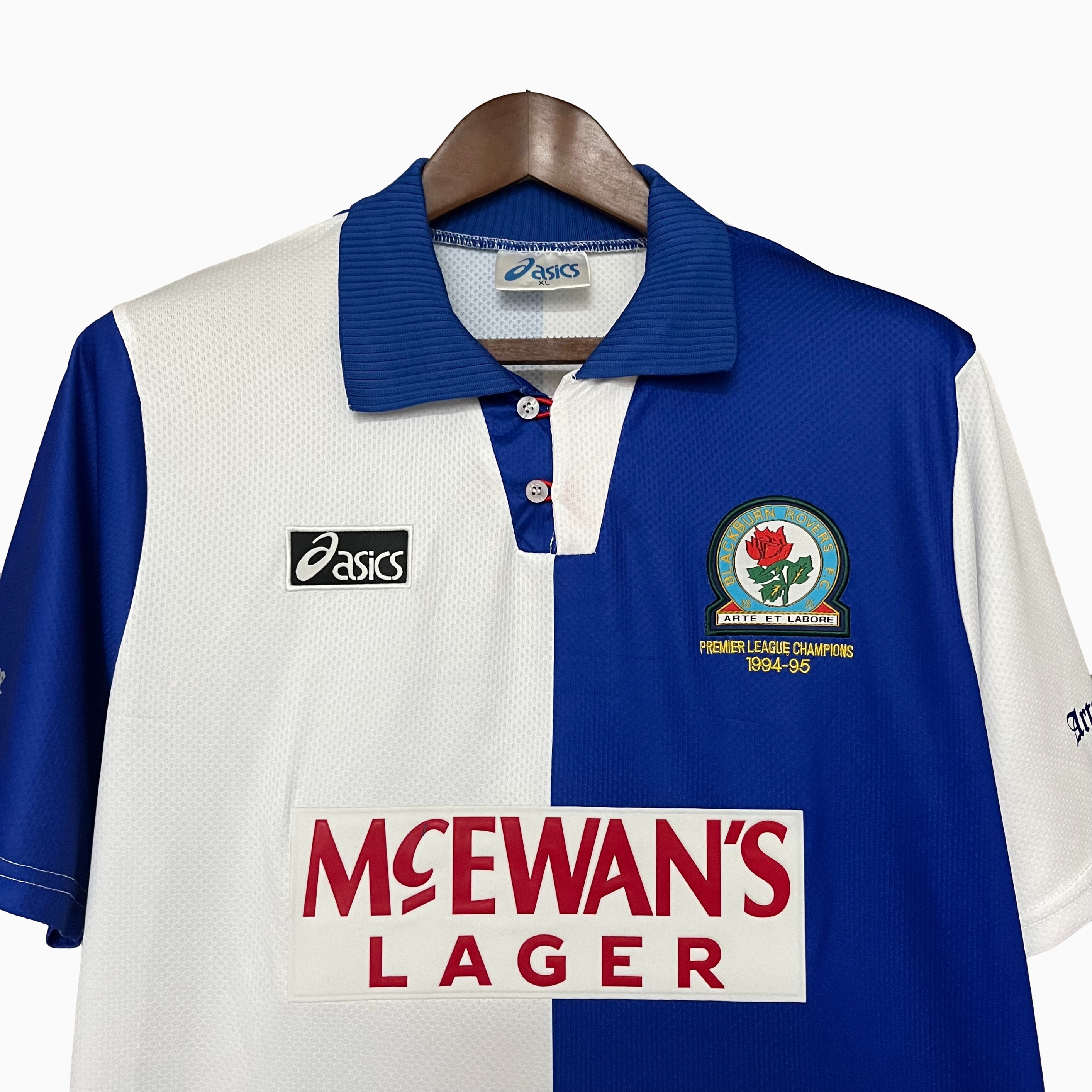 TKH-turbokithub-Retro Blackburn Rovers 1994-95 Home Stadium Jersey