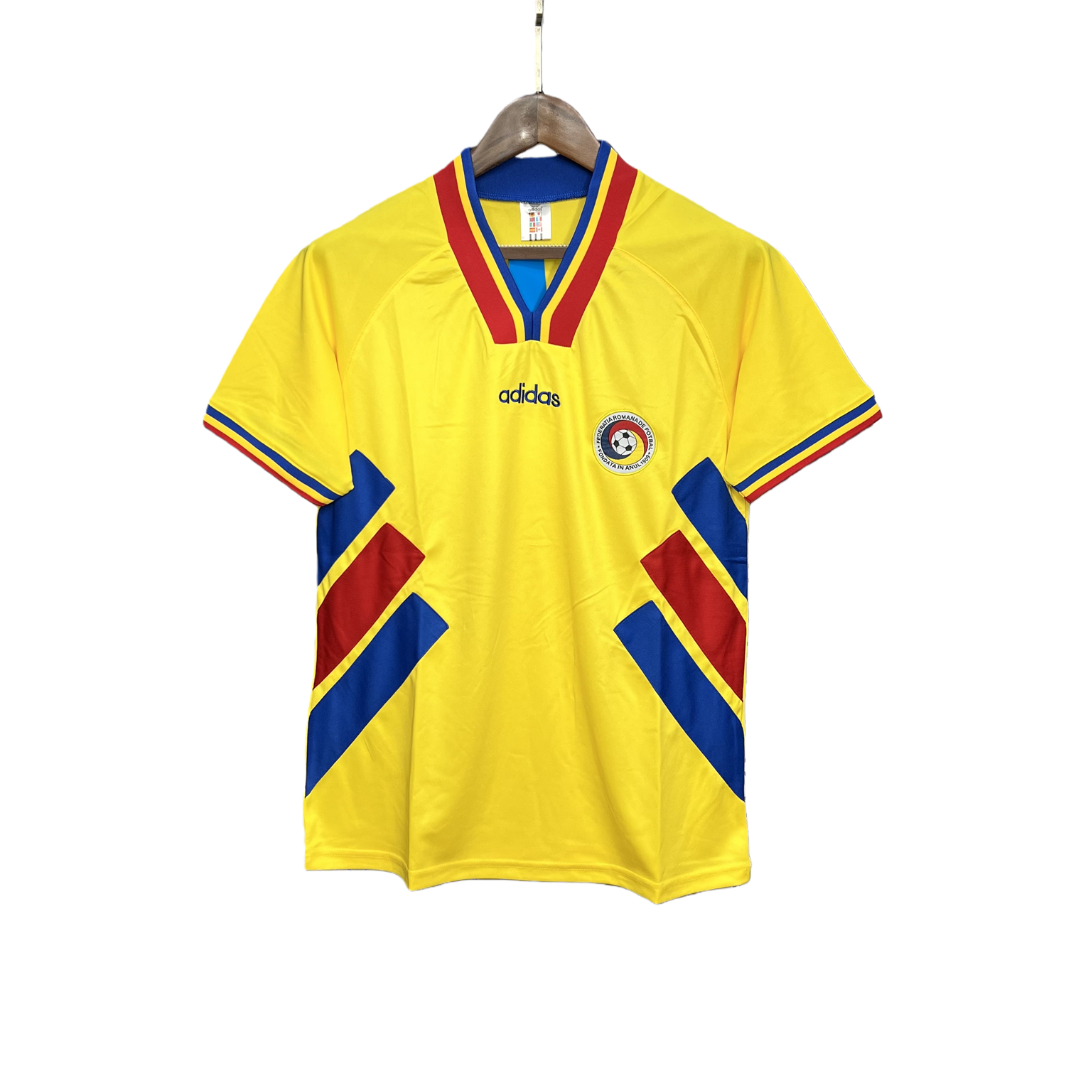TKH-turbokithub-Retro Romania 1994 Home Stadium Jersey