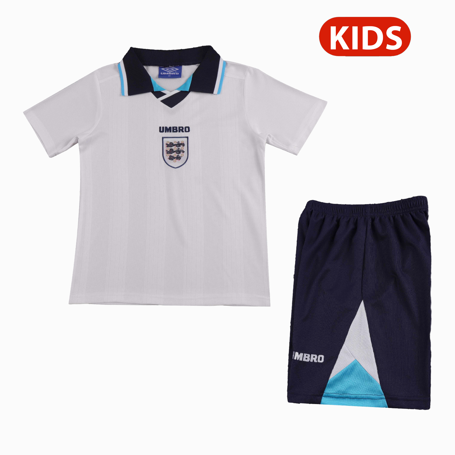 TKH-turbokithub-Retro England 1996 Home Kids Kit