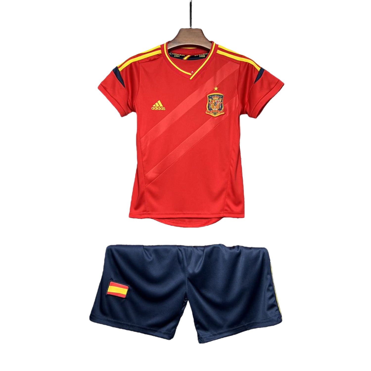 TKH-turbokithub-Retro Spain 2012 Home Stadium Kids Kit