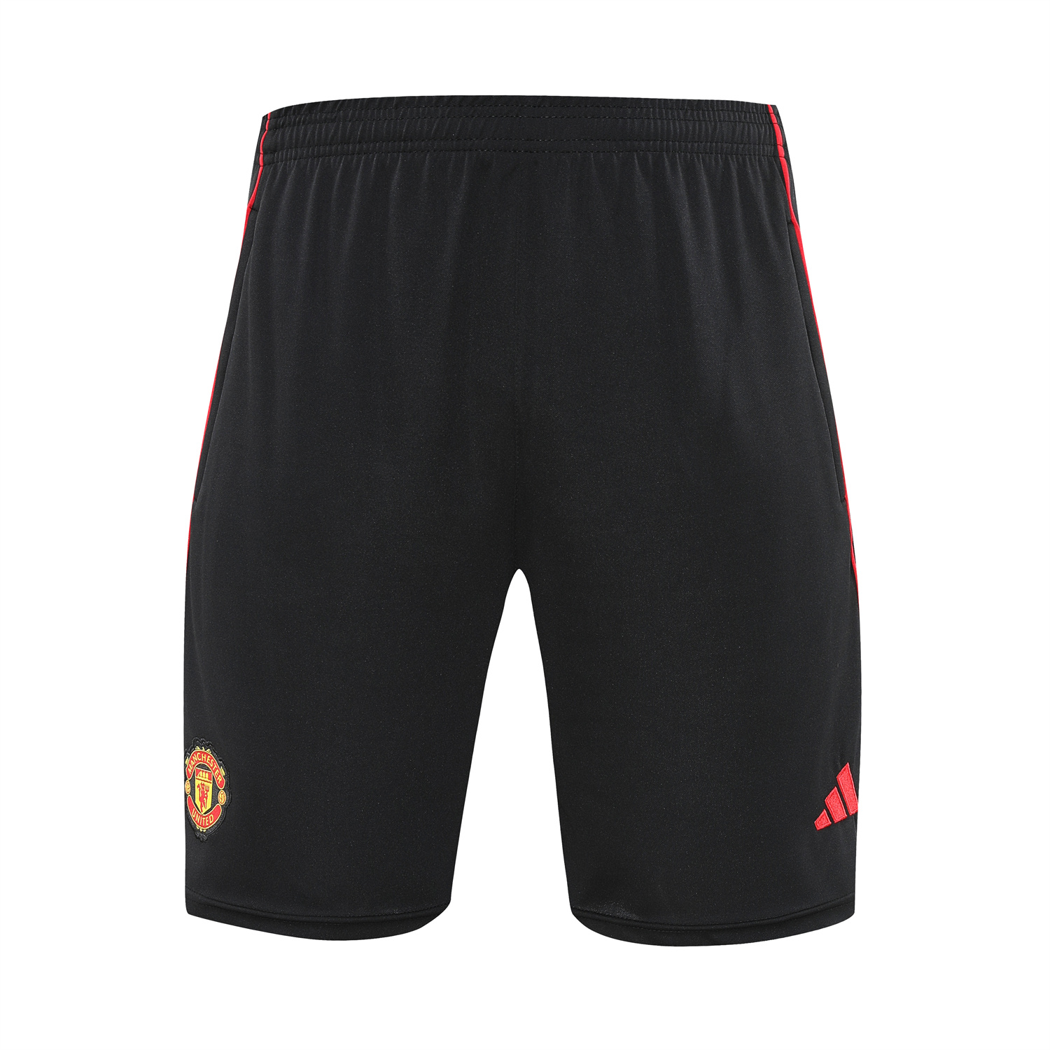 TKH-turbokithub-Manchester United 25-26 Vest Training Set - Pure Red Vest & Black Shorts