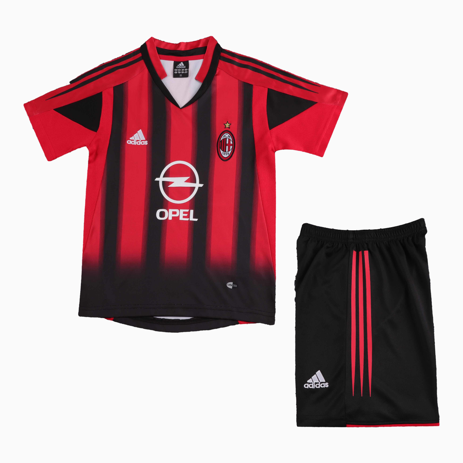TKH-turbokithub-Retro AC Milan 2004-05 Home Kids Kit