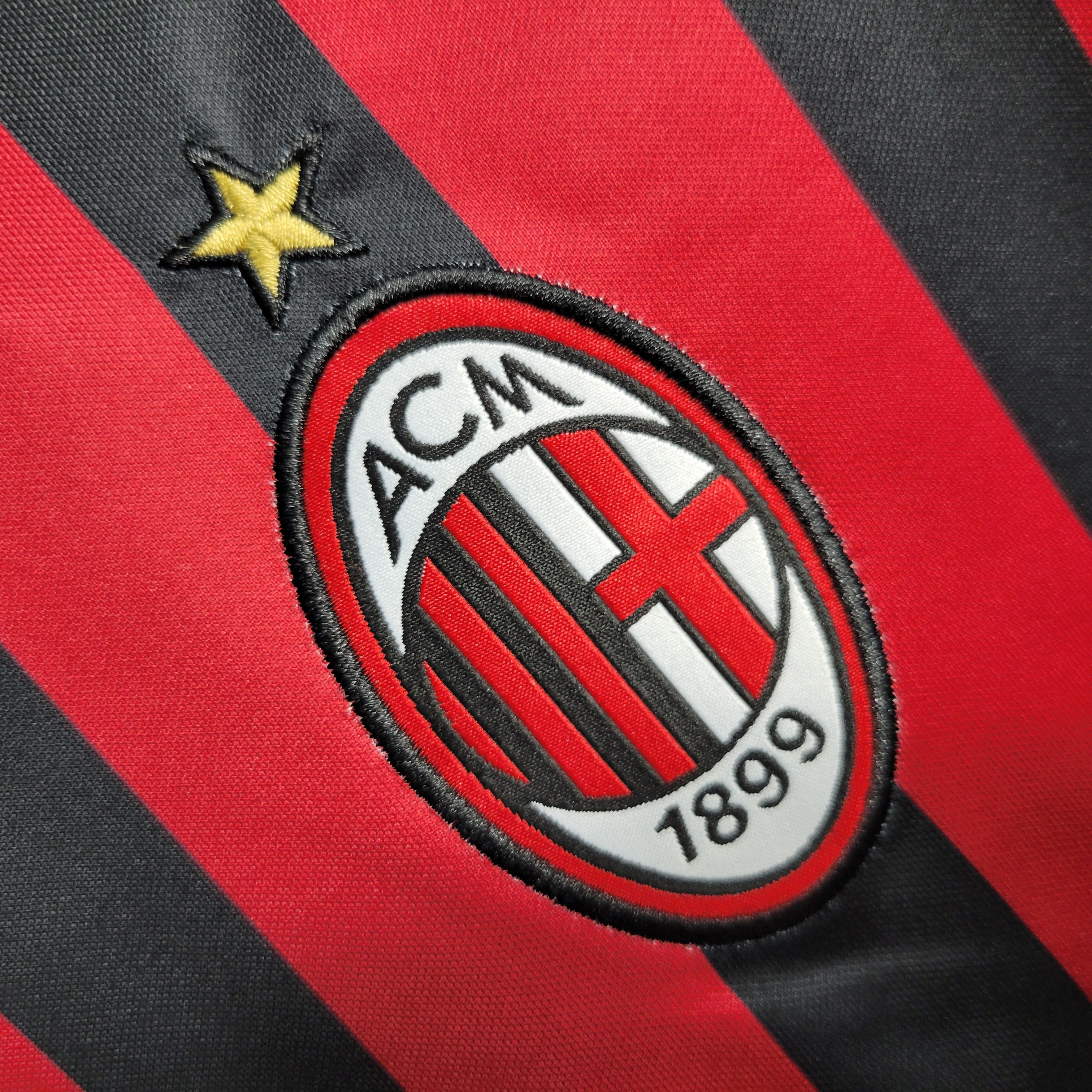 TKH-turbokithub-Retro AC Milan 2016-17 Home Stadium Jersey