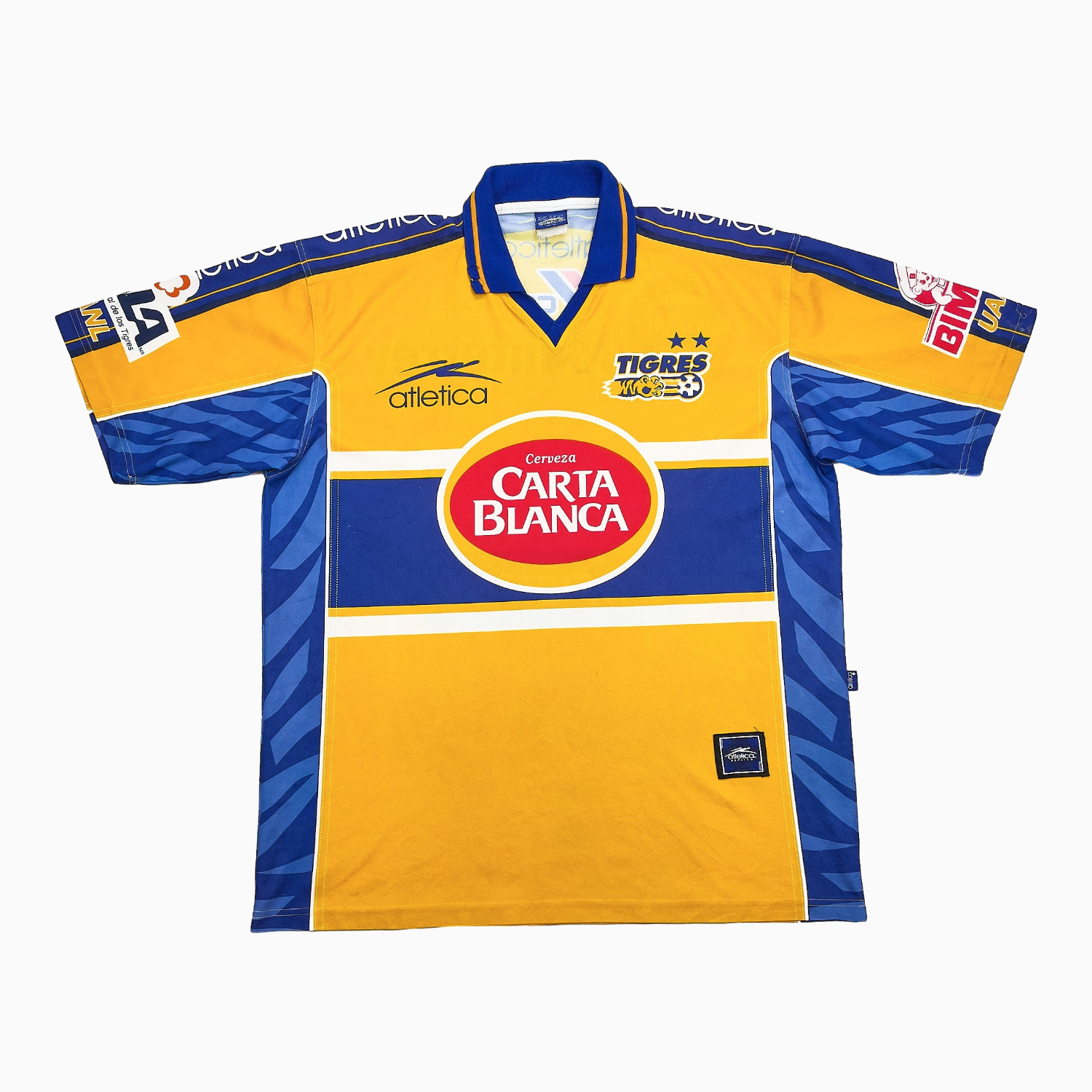 TKH-turbokithub-Retro Tigres UANL 1999-00 Home Jersey