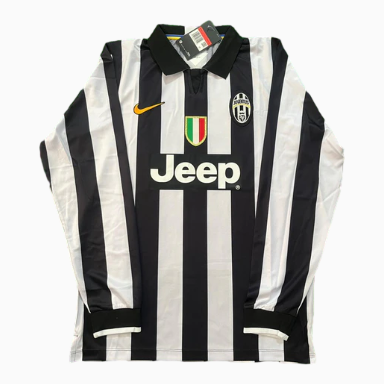 TKH-turbokithub-Retro Juventus 2014-15 Home Long Sleeves Jersey