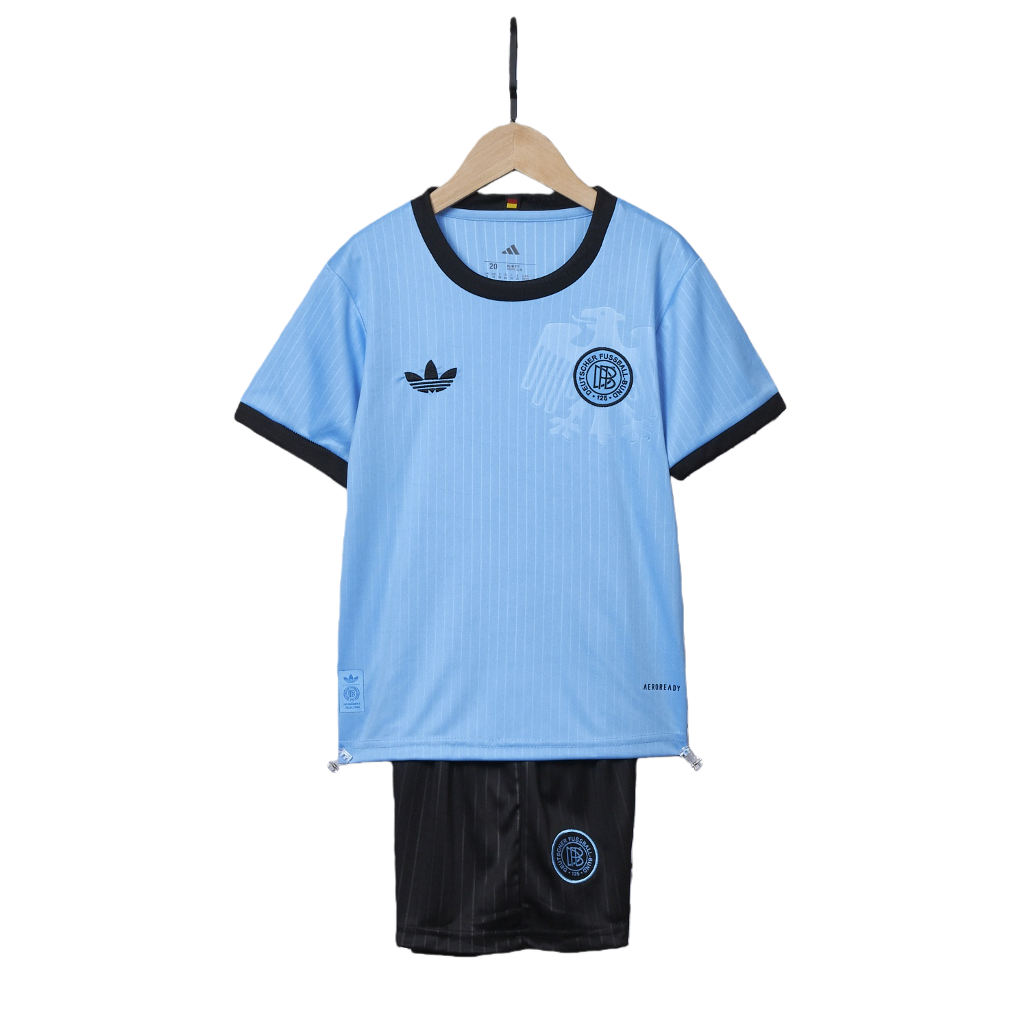 TKH-turbokithub-Germany 2025 125-Year Anniversary Blue Goalkeeper Kids Kit