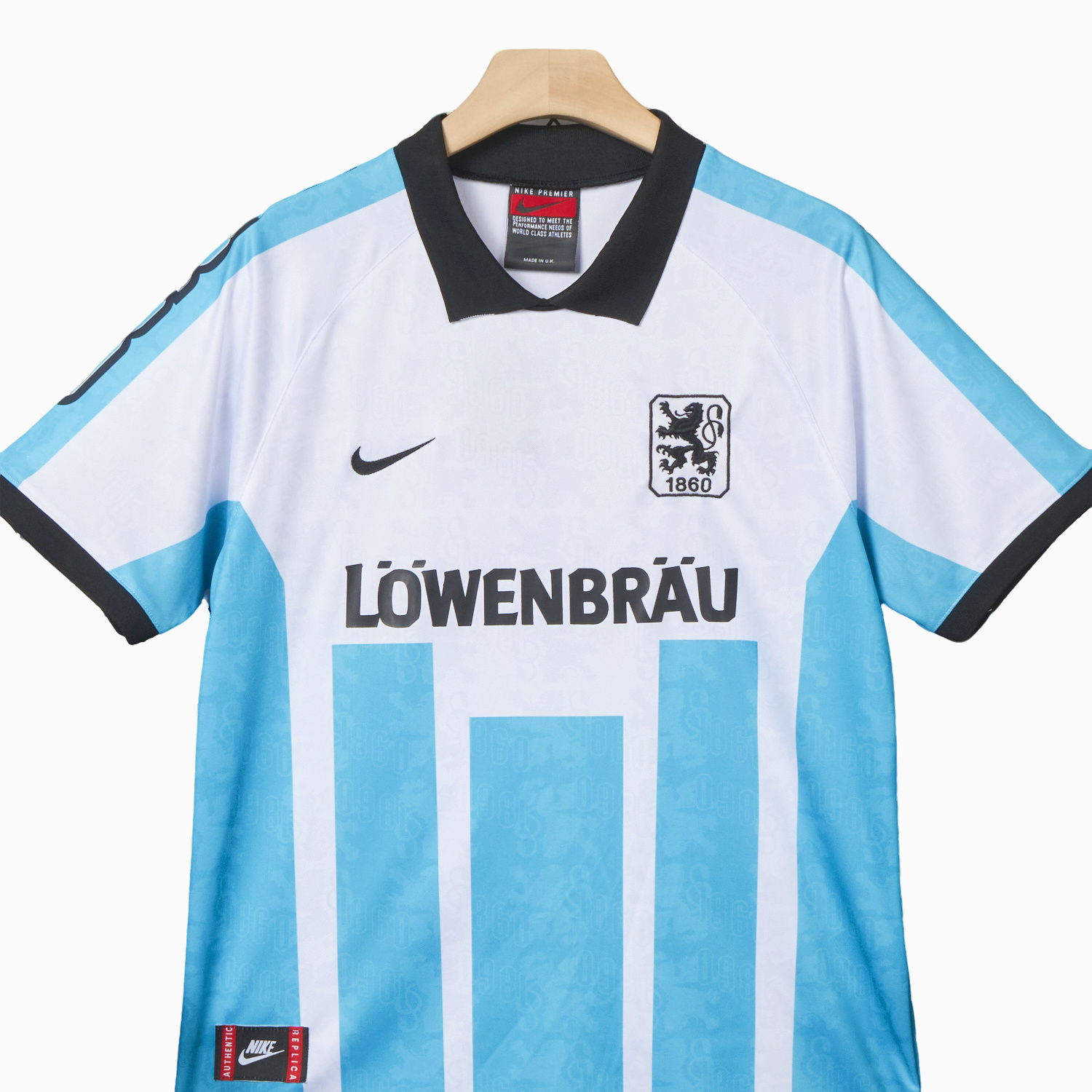 TKH-turbokithub-Retro TSV 1860 München Munich 1996 Home Jersey