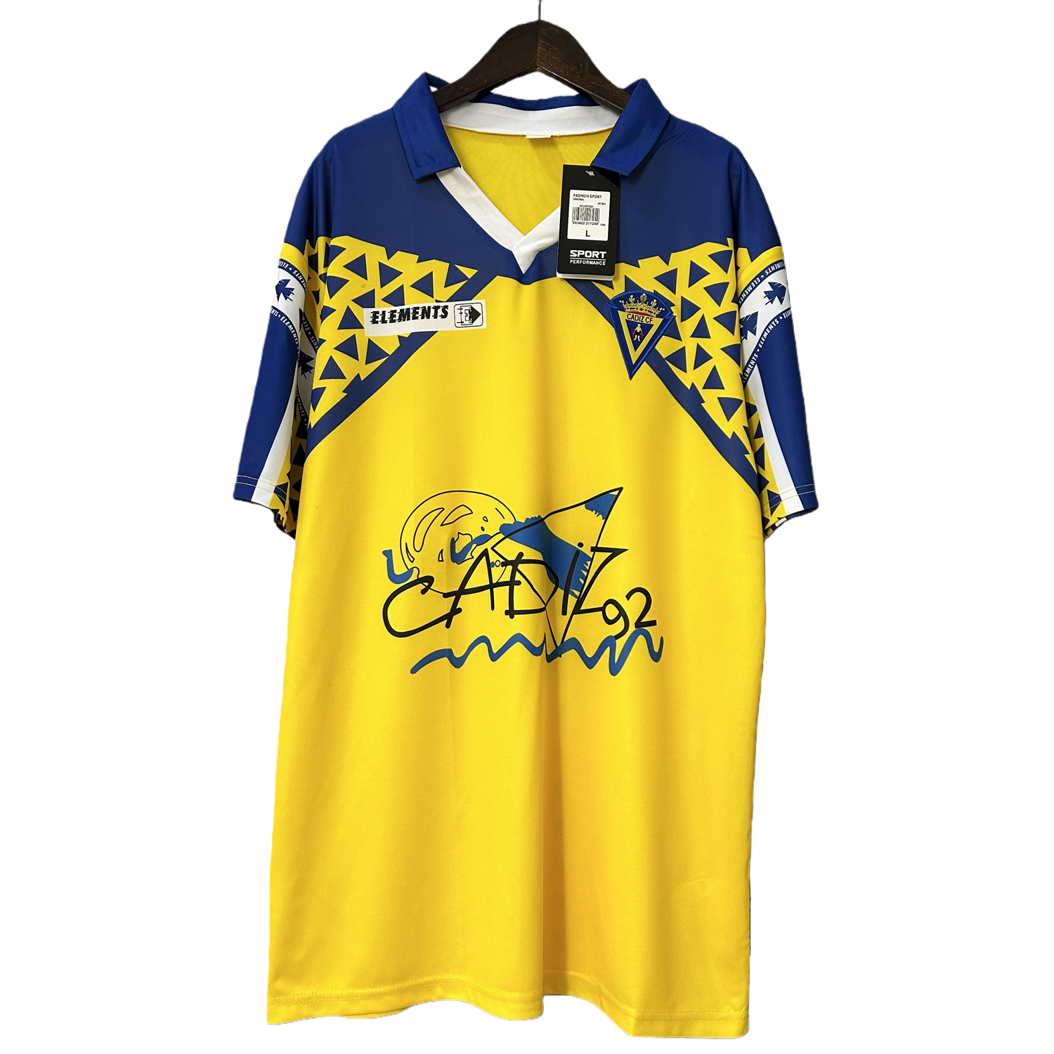 TKH-turbokithub-Retro Cádiz Cadiz 1991-92 Home Jersey