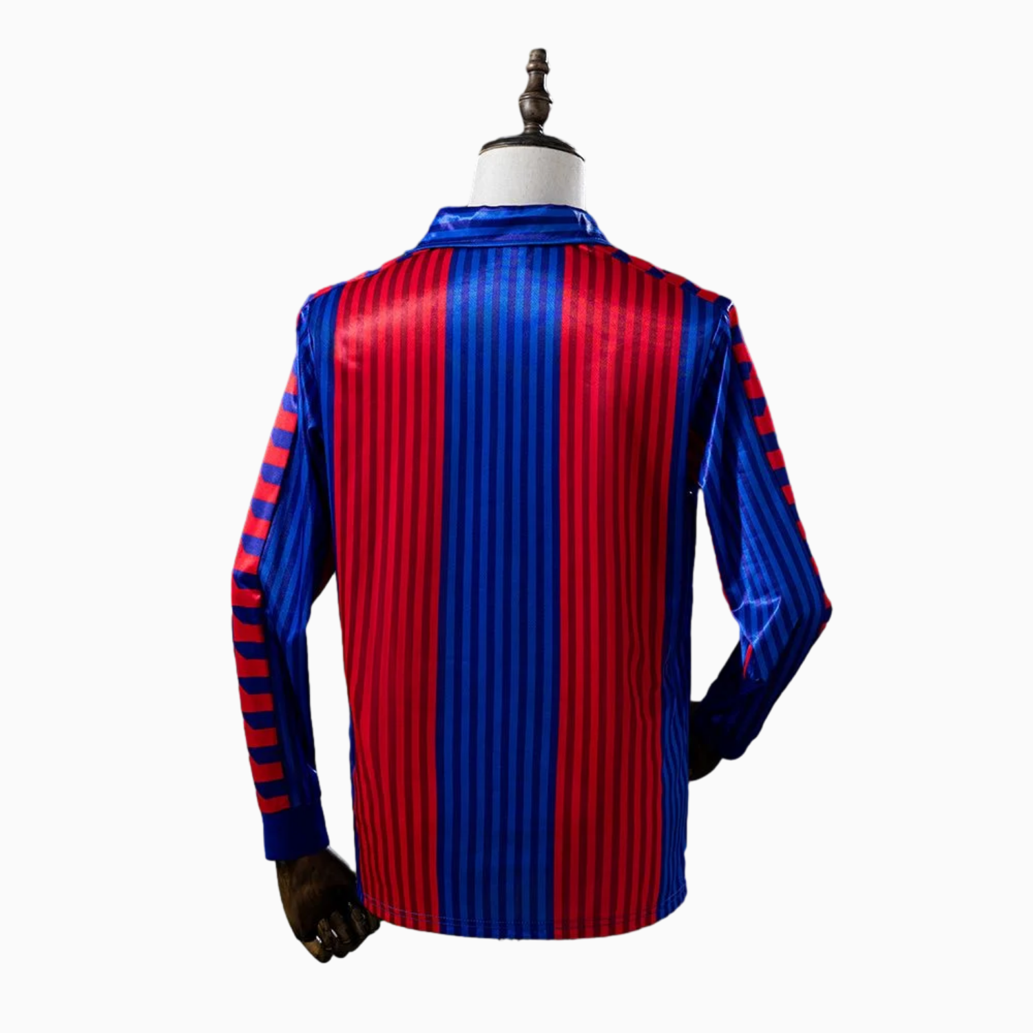 TKH-turbokithub-Retro Barcelona 90-92 Home Stadium Long Sleeve Jersey