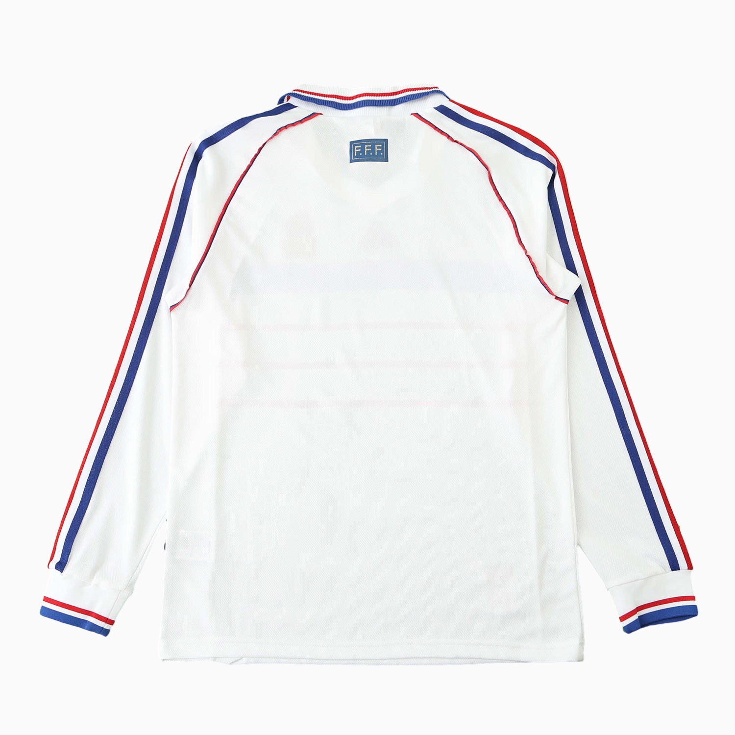 TKH-turbokithub-Retro France 1998 Away Long Sleeves Jersey (with 1998 World Cup mark on right chest)
