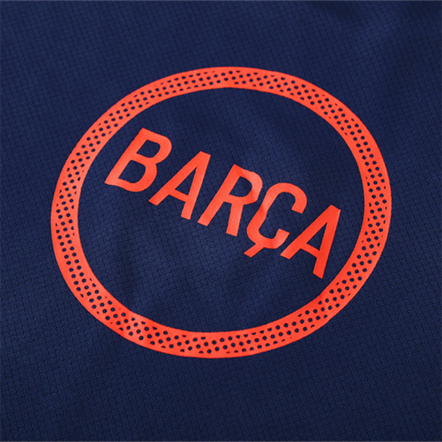 TKH-turbokithub-Barcelona 25-26 Kids Short-Sleeve Training Set - Royal Blue Top Orange Sponsor & Royal Blue Shorts