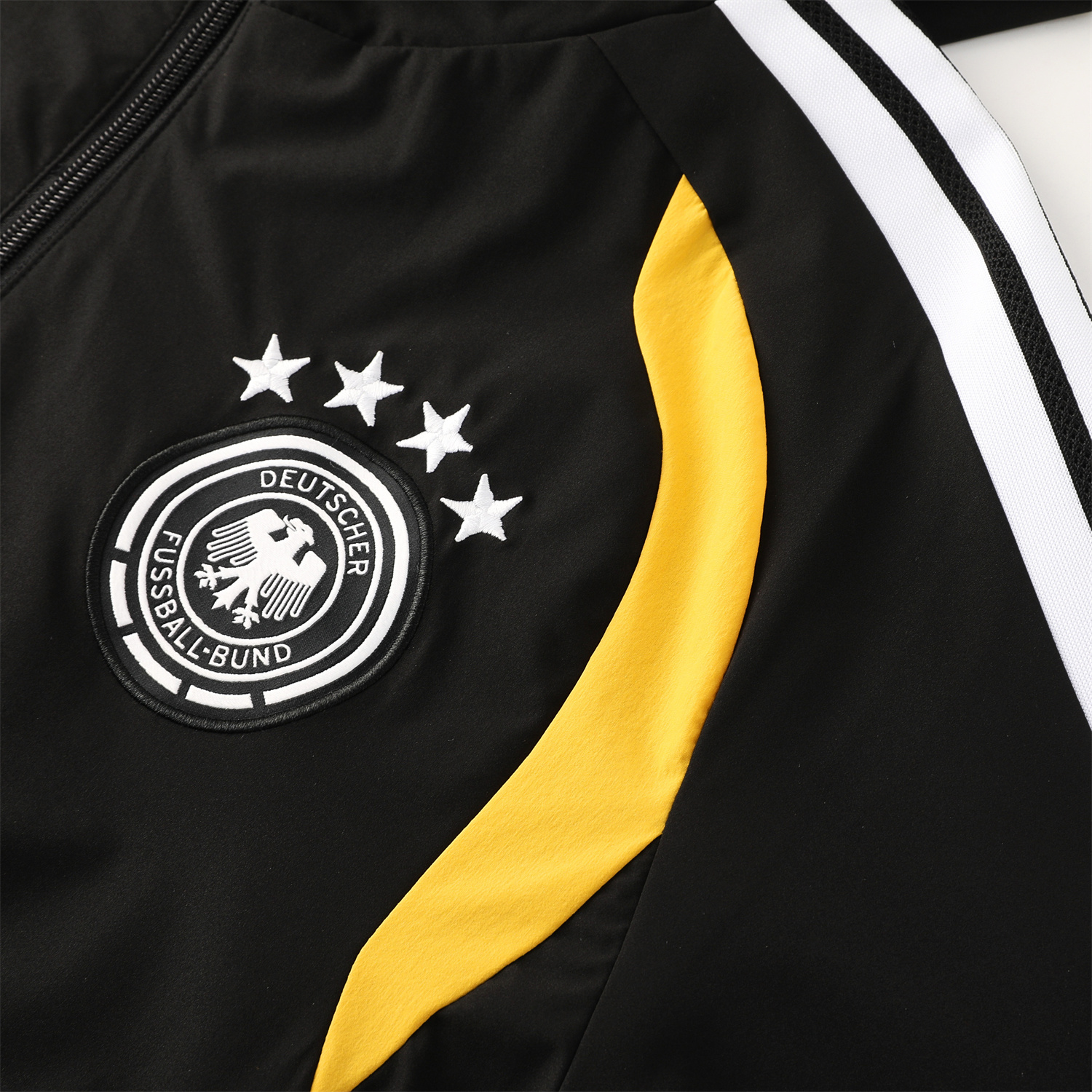 TKH-turbokithub-Germany 2026 Hooded Windbreaker Training Set - Black Red Top and Pants