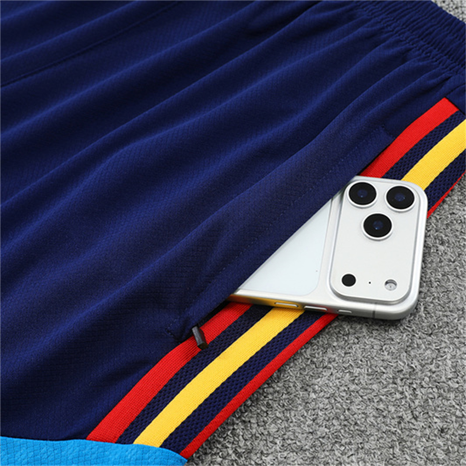 TKH-turbokithub-Spain 2026 Short-Sleeve Training Set - Lake Blue Top & Shorts