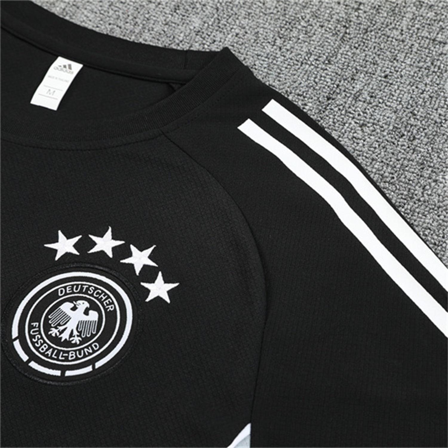 TKH-turbokithub-Germany 25-26 Short-Sleeve Training Set - Black Short Sleeve & Black Shorts
