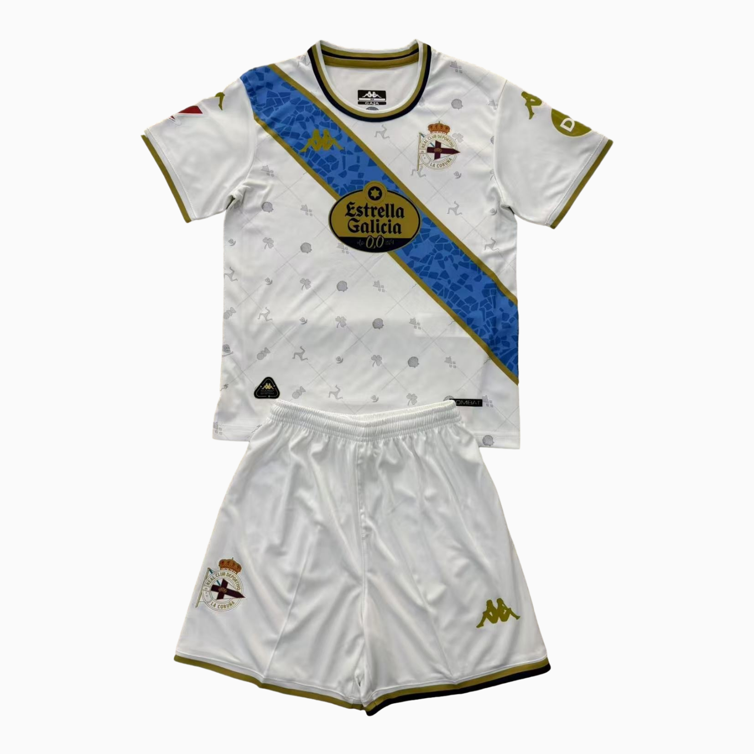 TKH-turbokithub-Deportivo de La Coruña 25-26 Third White Men's Adult Jersey Set - Fans Version