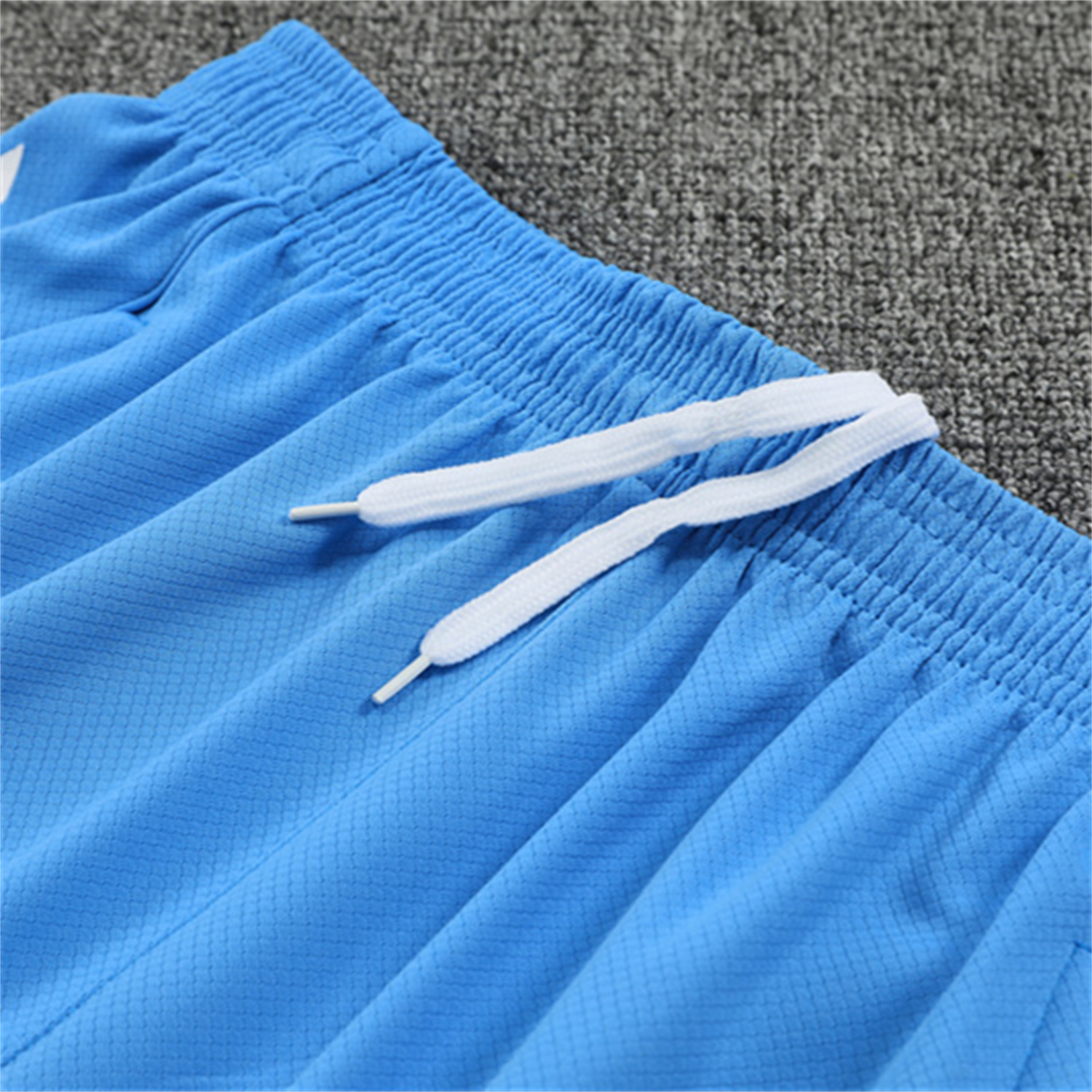 TKH-turbokithub-Real Madrid 25-26 Short-Sleeve Training Set - White Top and Sky Blue Shorts