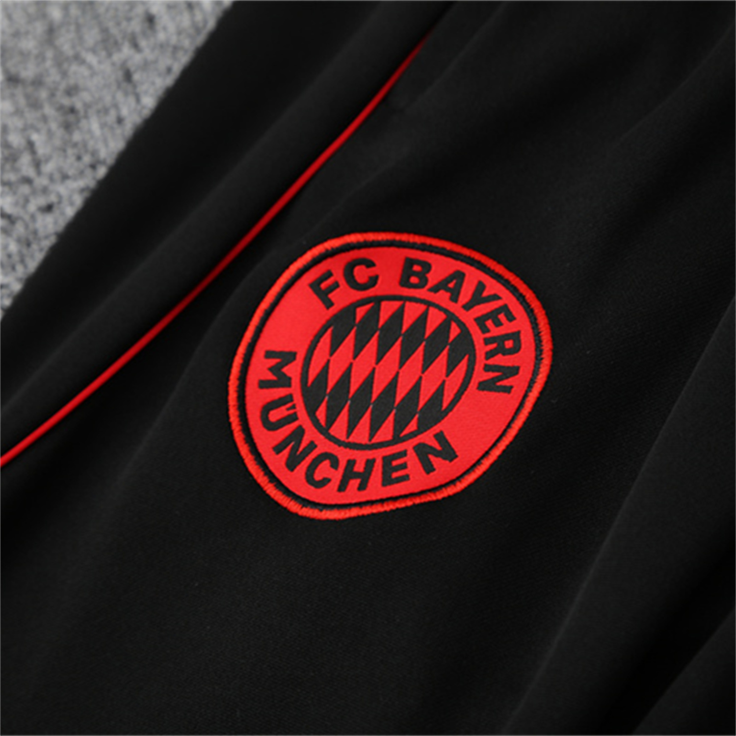 TKH-turbokithub-Bayern Munich 25-26 Kid Long Sleeves Training Set - Black Top & Black Pants
