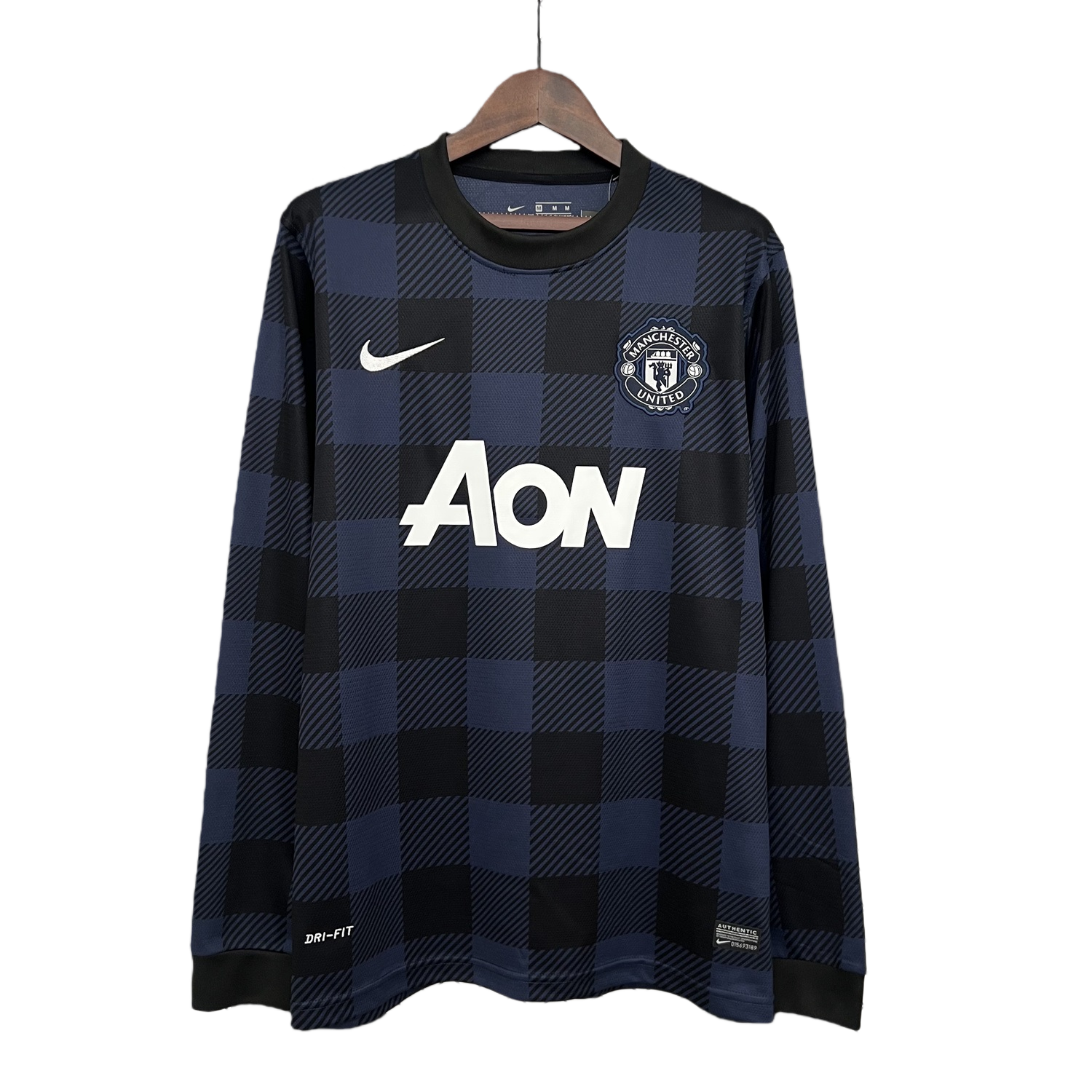 TKH-turbokithub-Retro Manchester United 13-14 Away Long Sleeves Jersey