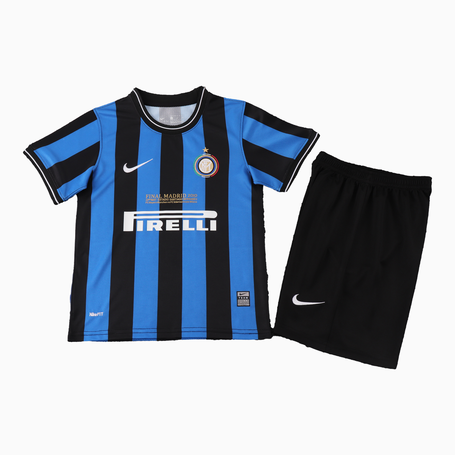 TKH-turbokithub-Retro Inter Milan 2010-11 Home Kids Kit