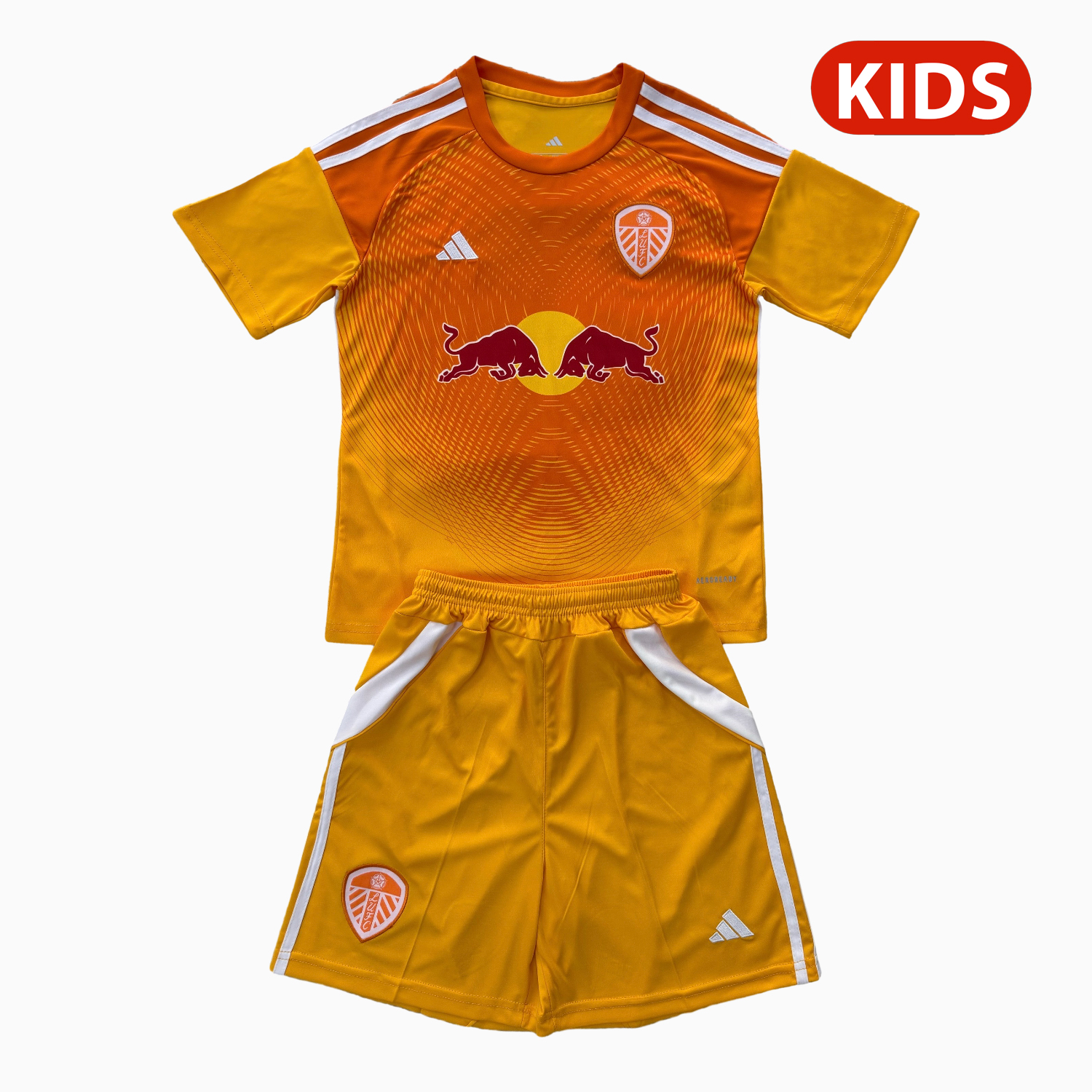 TKH-turbokithub-Leeds United 25-26 Orange Goalkeeper Kids Kit