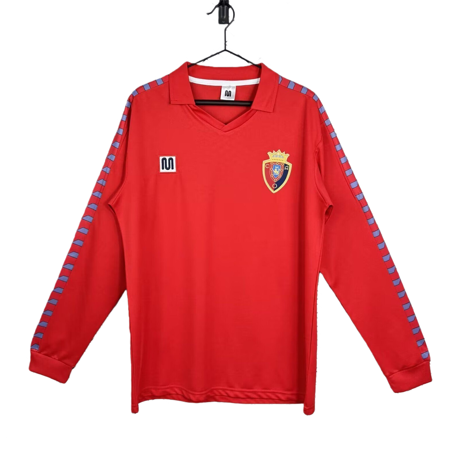 TKH-turbokithub-Retro Osasuna 1983-84 Home Long Sleeves Jersey