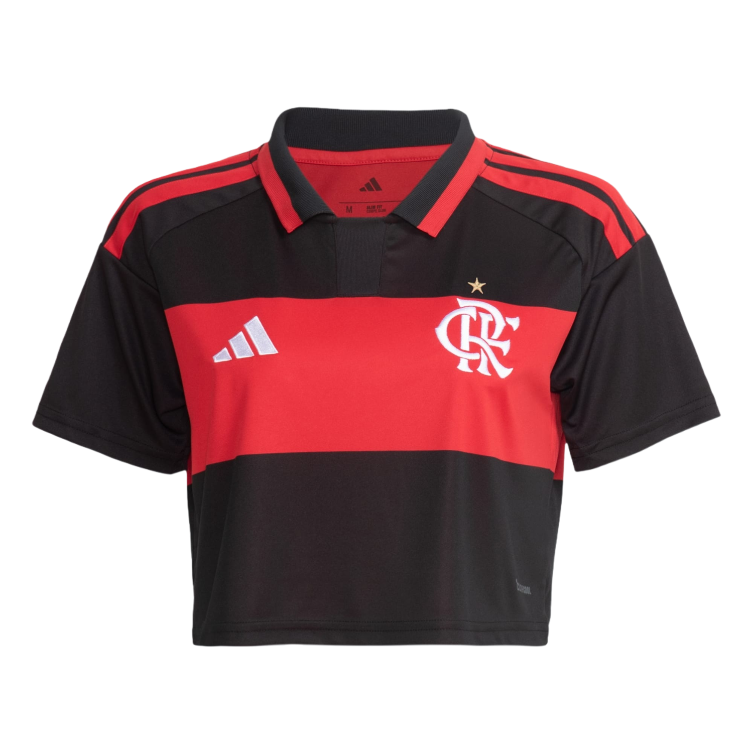 TKH-turbokithub-Women's Flamengo 26-27 Home Red And Black Cropped Jersey