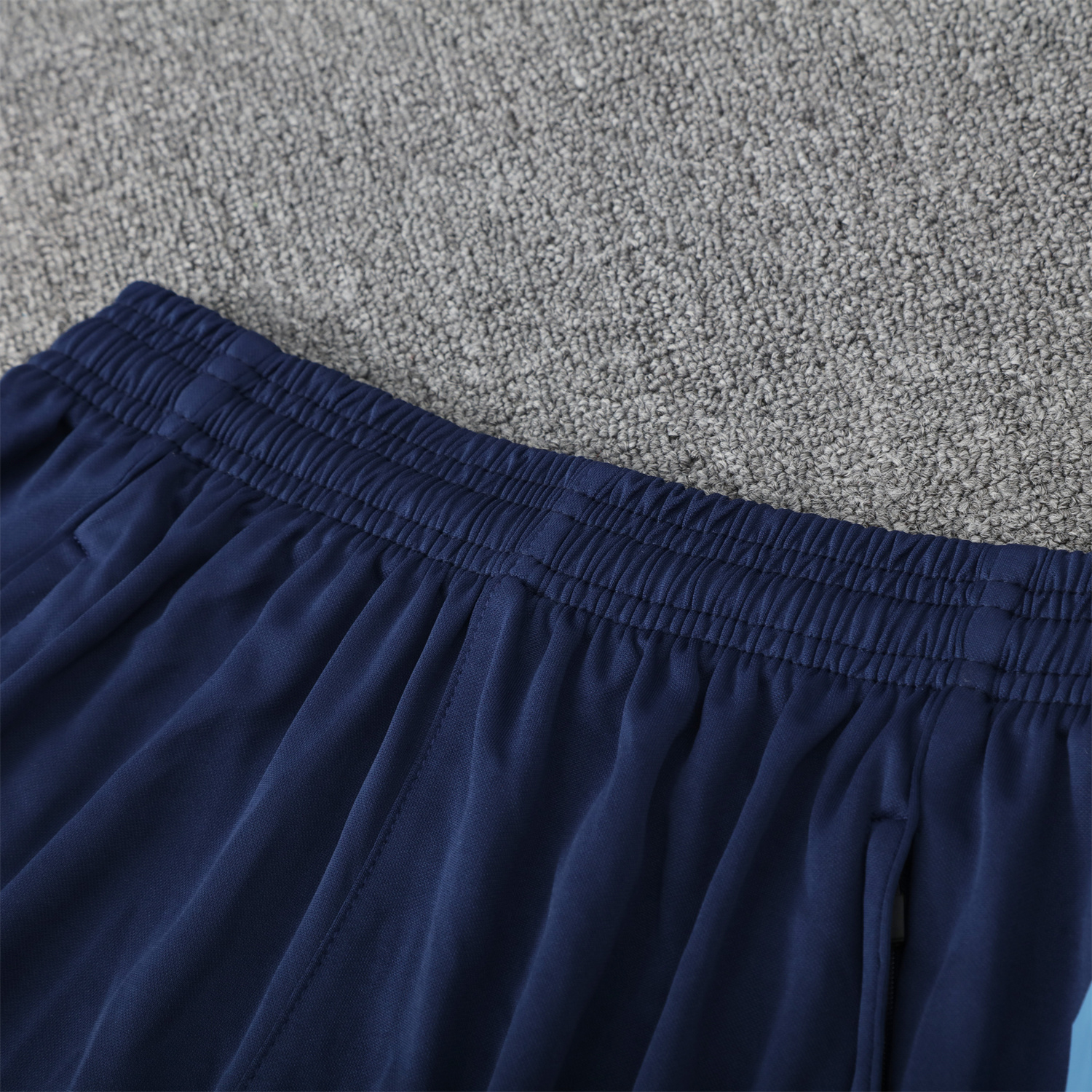 TKH-turbokithub-Real Madrid 25-26 Short-Sleeve Training Set - Blue Water Pattern Top & Deep Blue Shorts