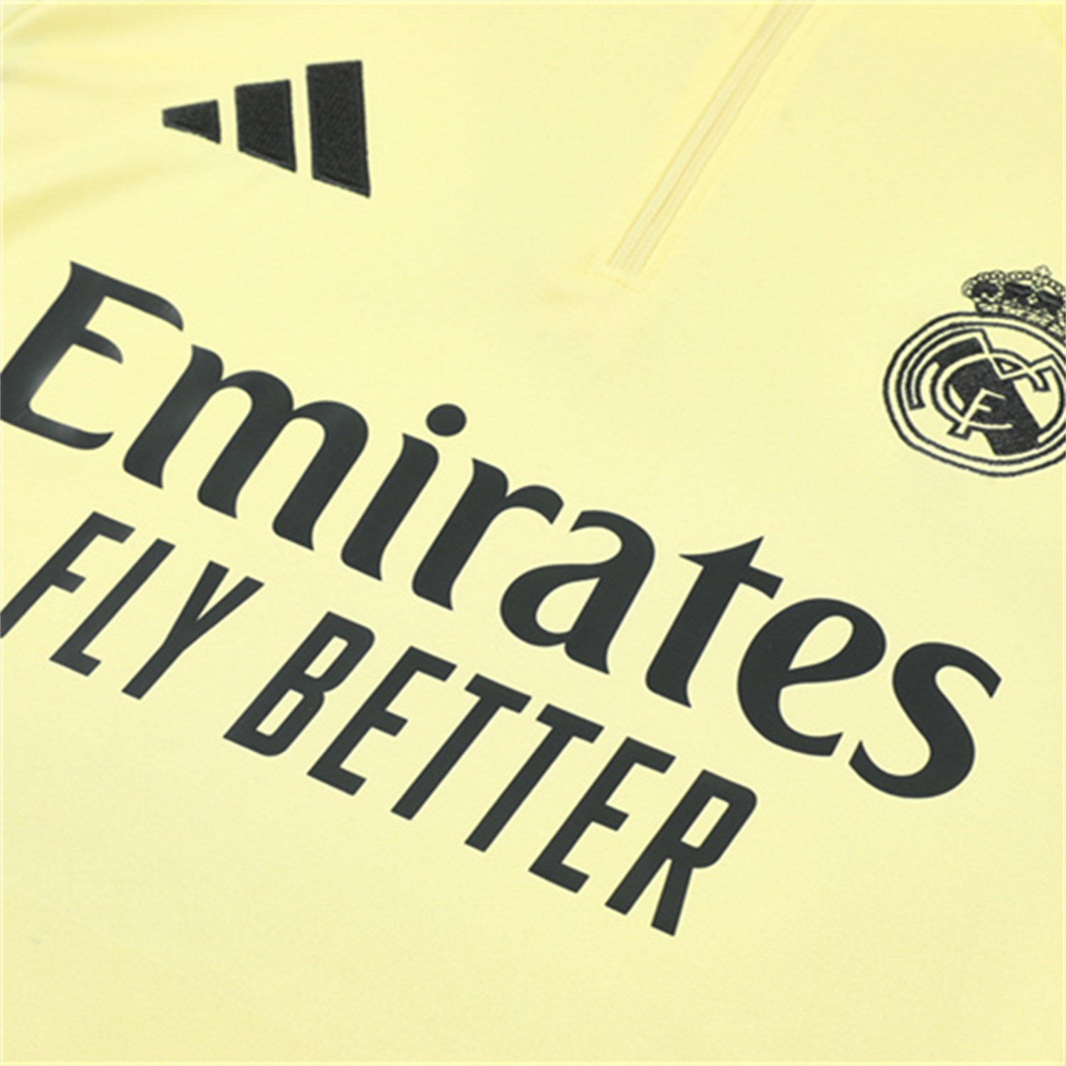 TKH-turbokithub-Real Madrid 25-26 Long Sleeves Training Set - Yellow Top & Gray Pants