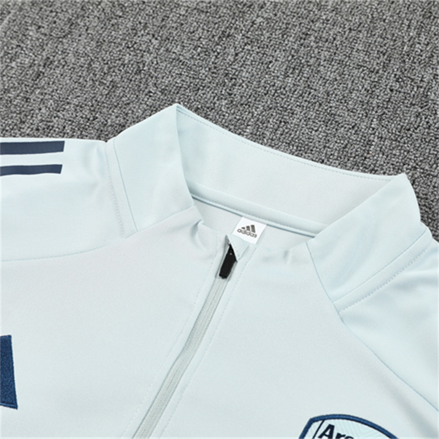 TKH-turbokithub-Arsenal 25-26 Long Sleeves Training Set - Light Grey Top & Blue Pants