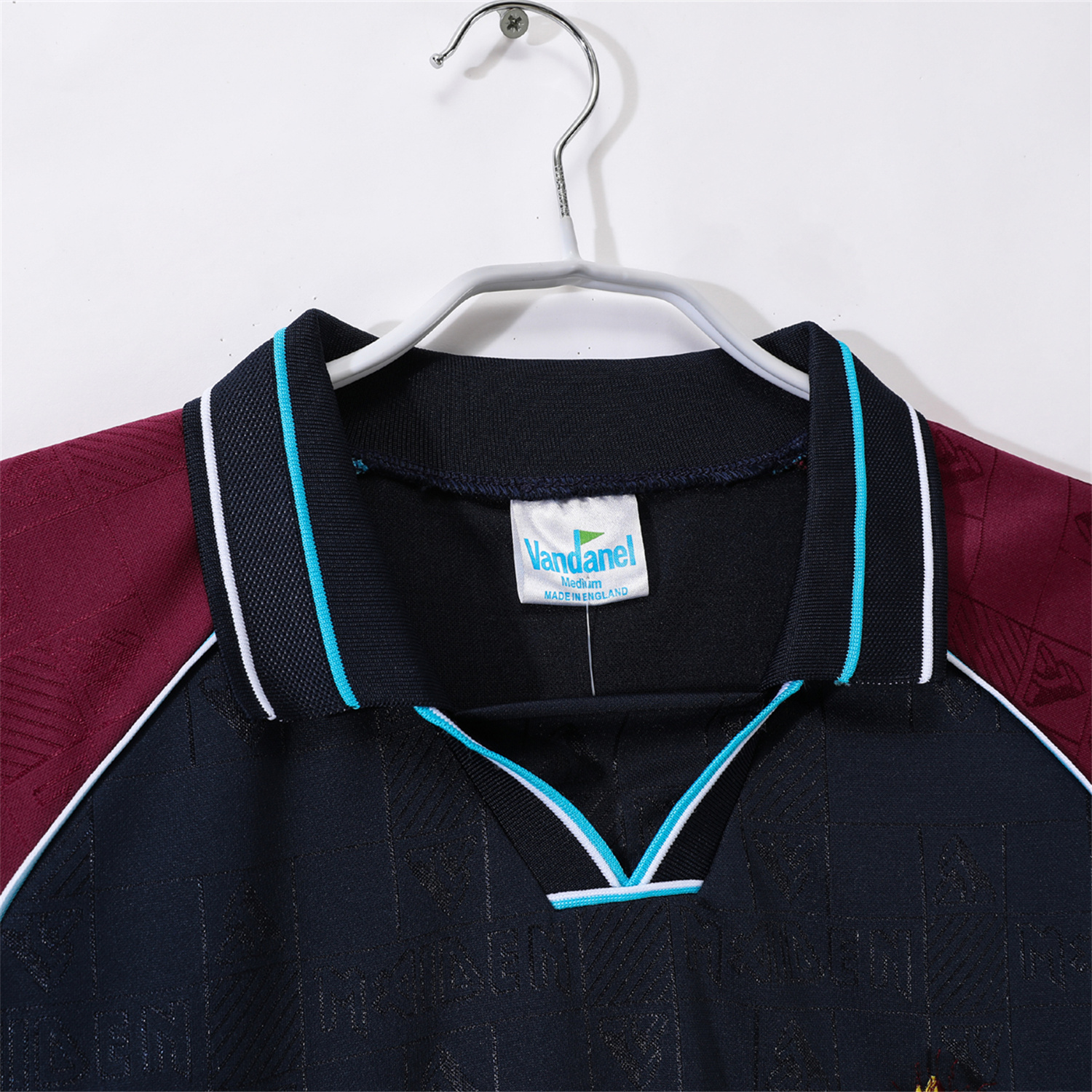 TKH-turbokithub-Retro West Ham United 1999 Iron Maiden Home Jersey