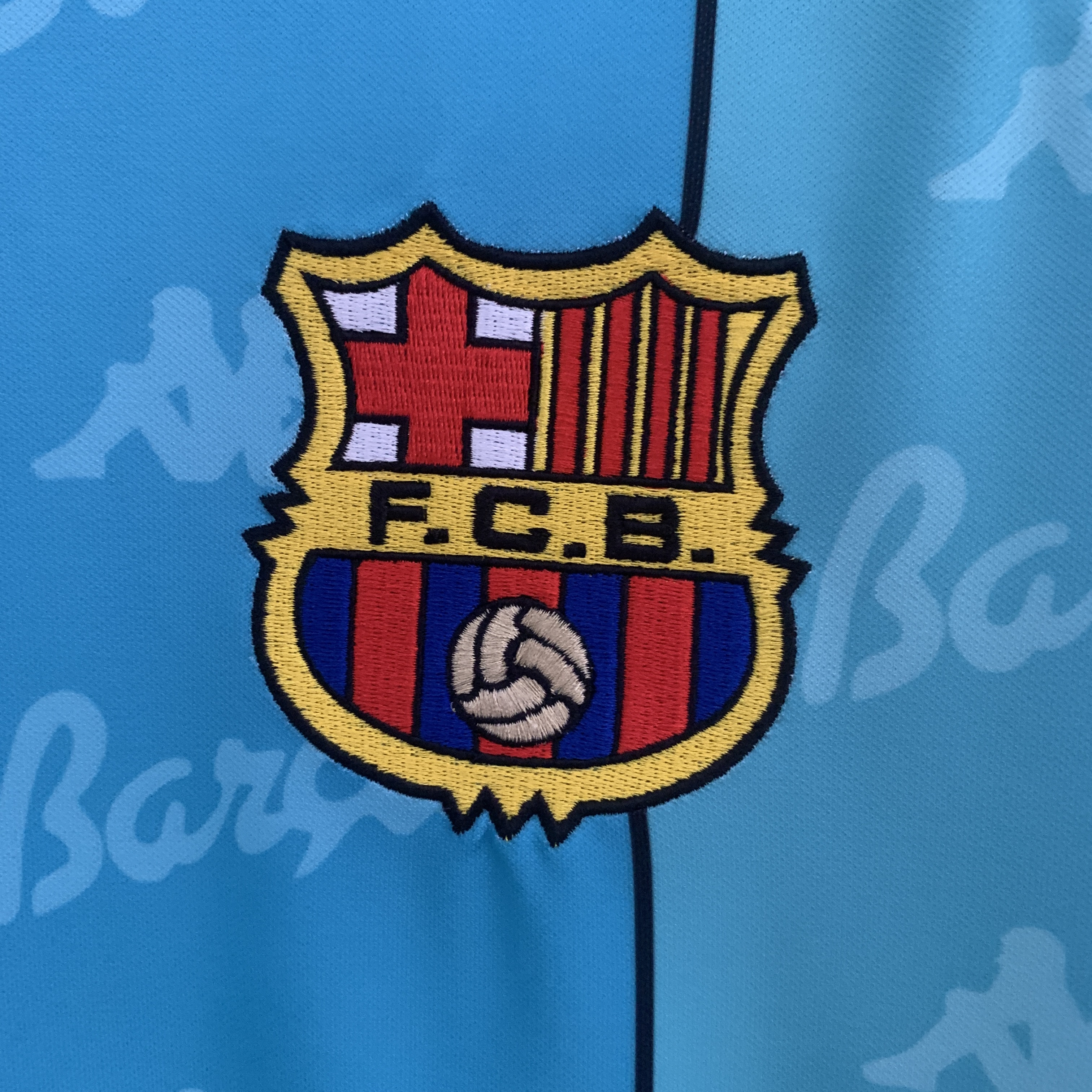 TKH-turbokithub-Retro Barcelona 96-97 Away Stadium Long Sleeve Jersey