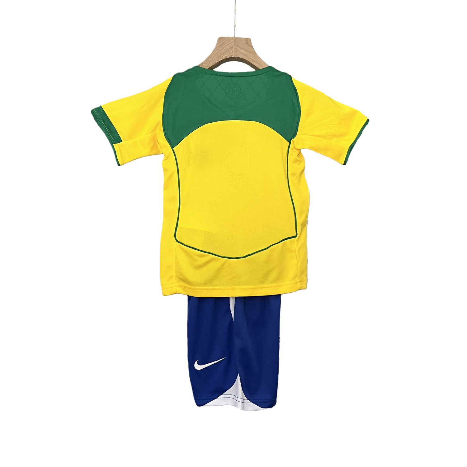 TKH-turbokithub-Retro Brazil 2004 Home Stadium Kids Kit