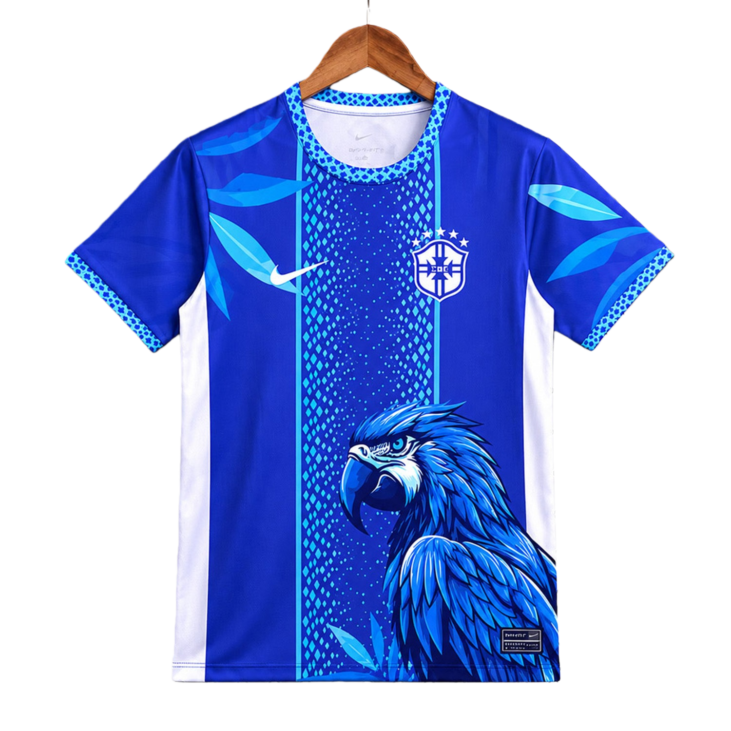 TKH-turbokithub-Brazil 2026 Bright Blue Parrot Special Jersey - Fans Version