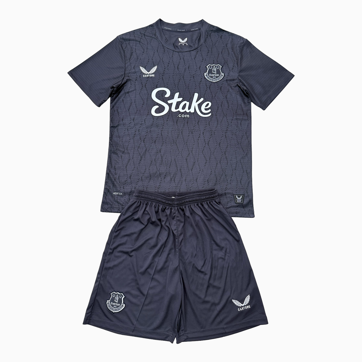 TKH-turbokithub-Everton 25-26 Gray Goalkeeper Men's Adult Jersey Set - Fans Version