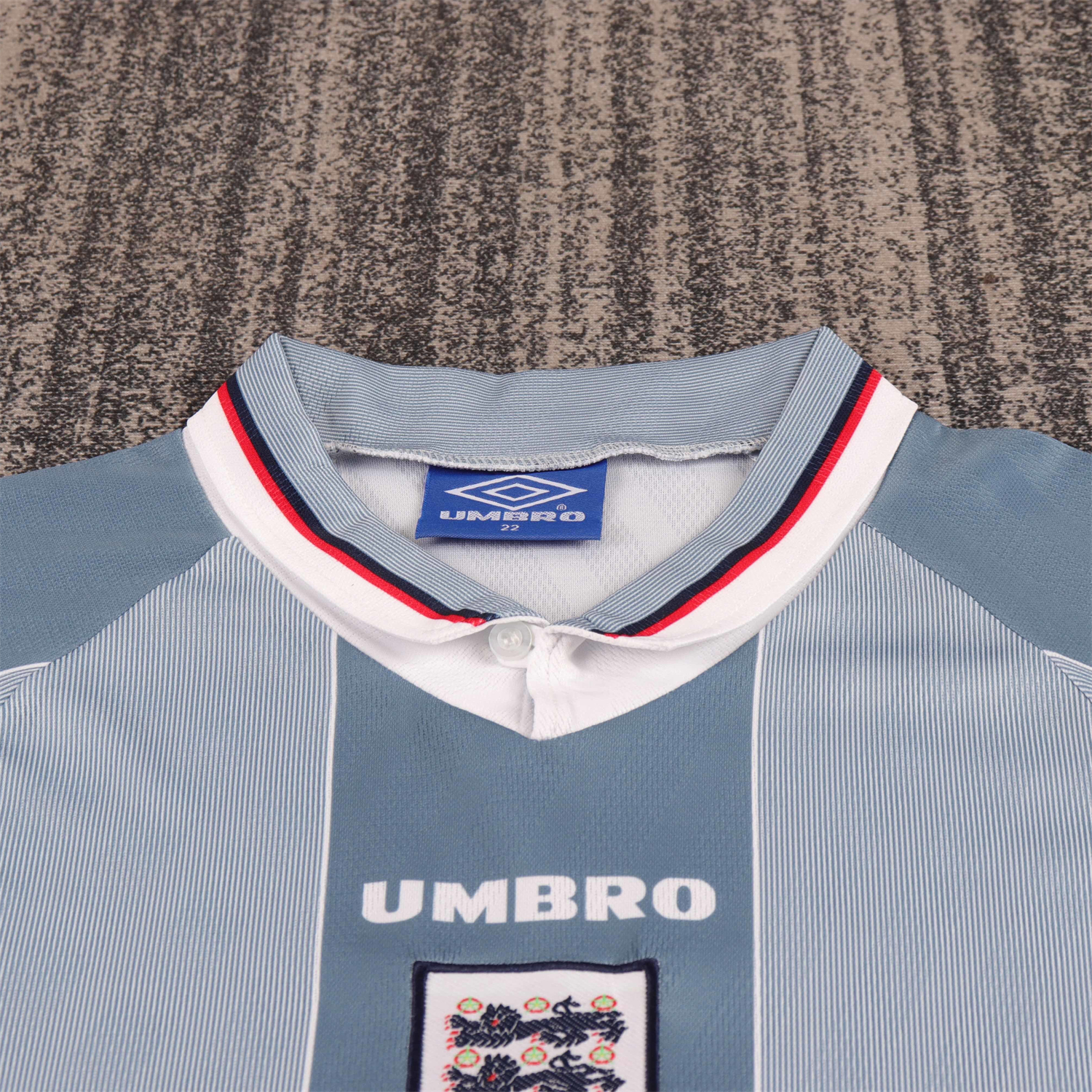 TKH-turbokithub-Retro England 1996 Away Kids Kit
