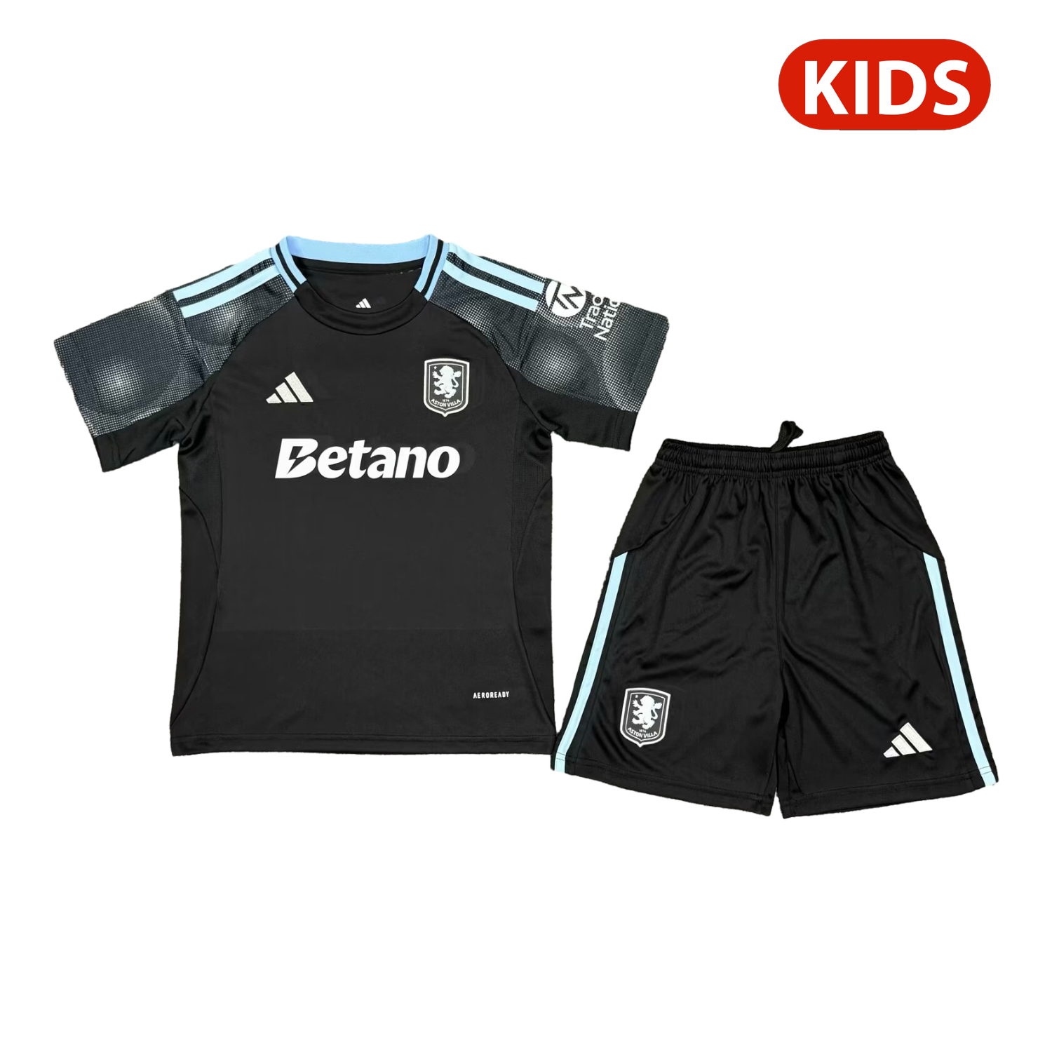 TKH-turbokithub-Aston Villa 25-26 Away Kids Kit