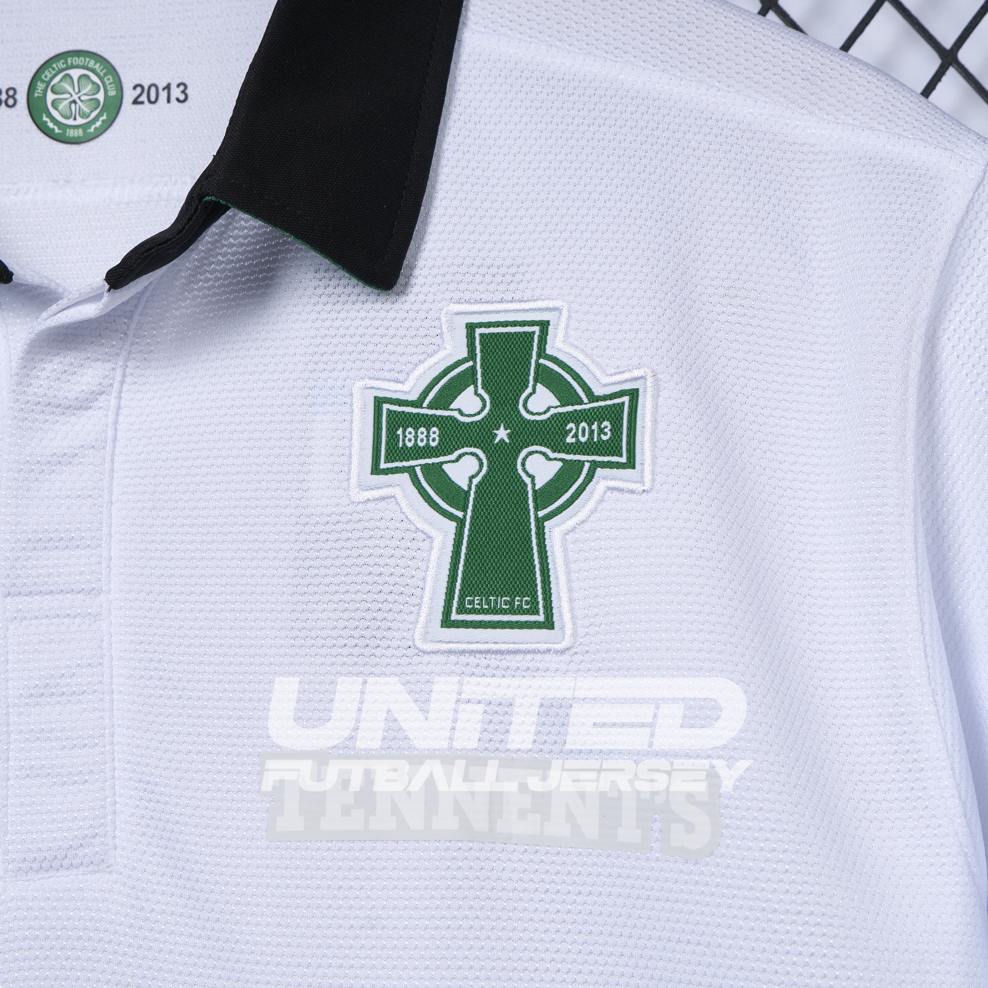 TKH-turbokithub-Retro Celtic 2012-13 Third 125th Anniversary White POLO Shirt