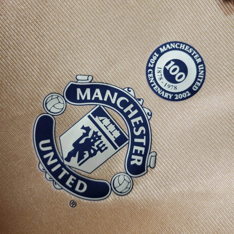 TKH-turbokithub-Retro Manchester United 01-02 100th Anniversary Long Sleeve Special Edition Jersey