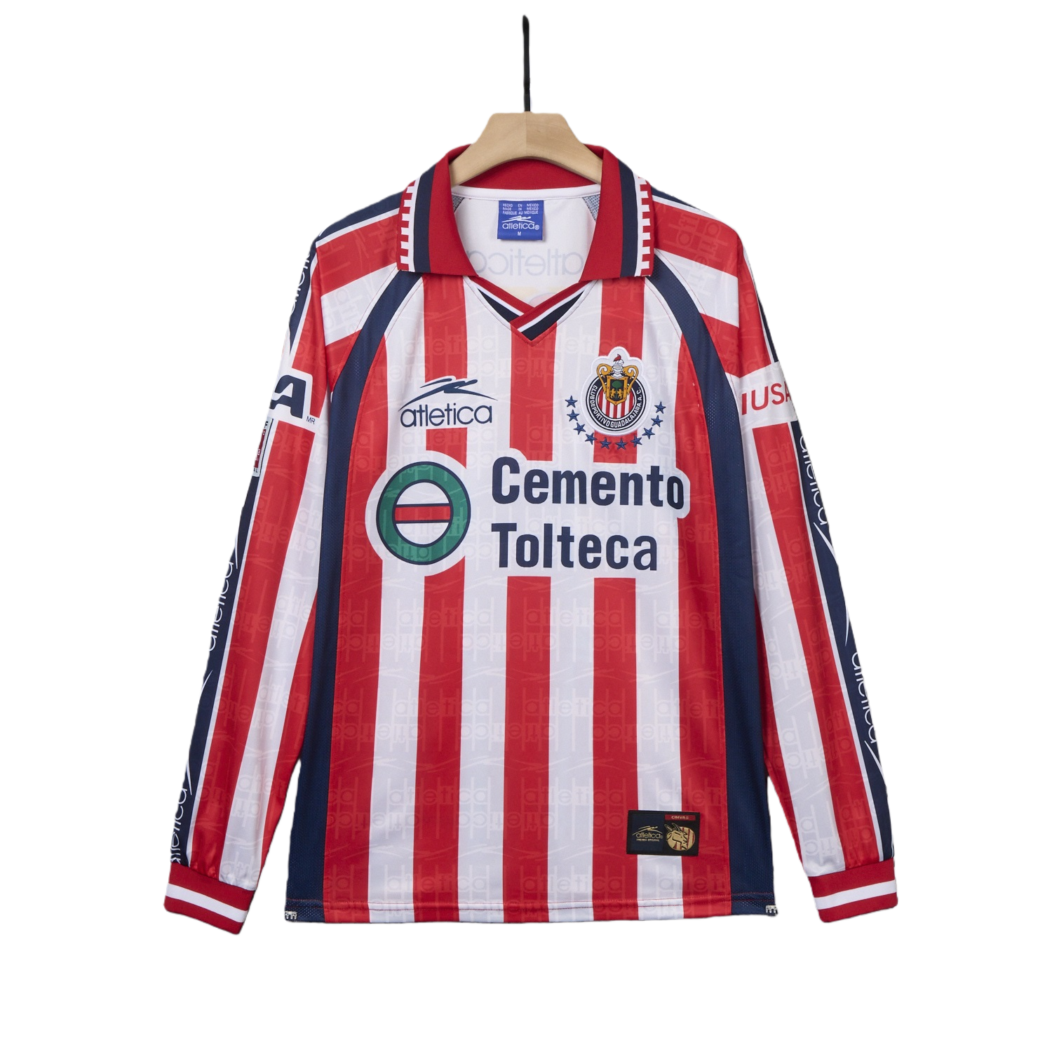 TKH-turbokithub-Retro Chivas de Guadalajara 1999-00 Home Long Sleeves Jersey
