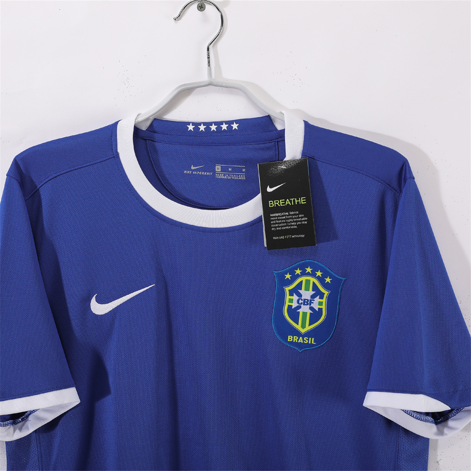 TKH-turbokithub-Retro Brazil 2006 Away Blue Jersey