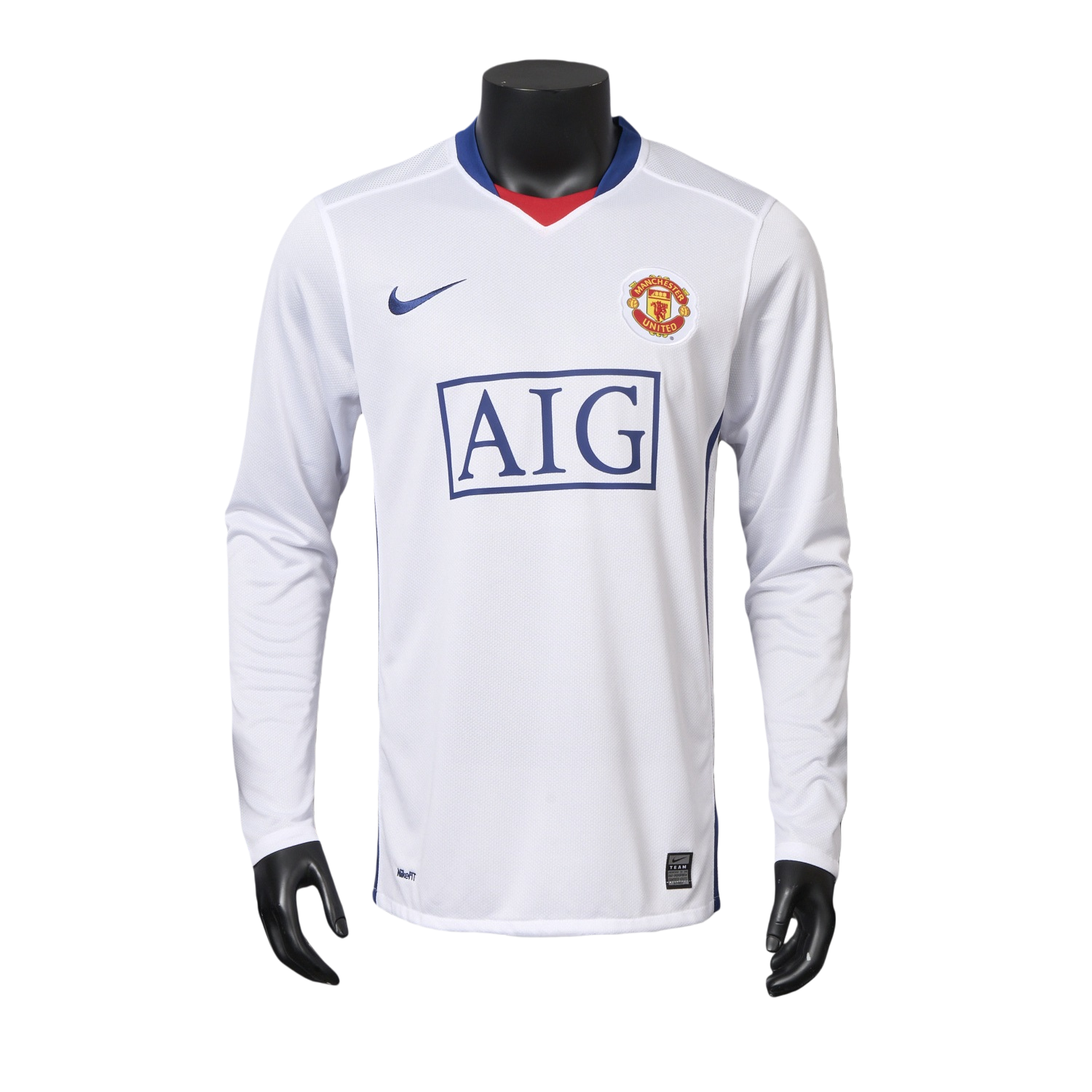 TKH-turbokithub-Retro Manchester United 2008-09 Away Long Sleeve Jersey - Player Version