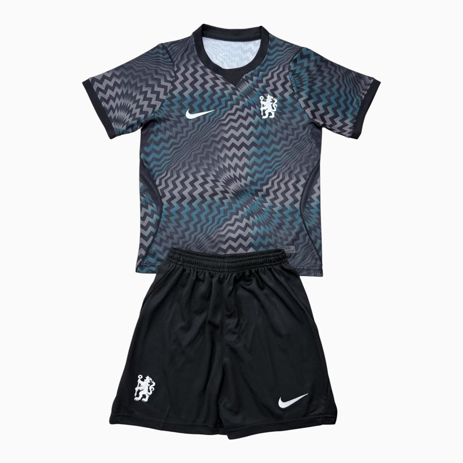 TKH-turbokithub-C.H.E.L.S.E.A 26-27 Teal Wave Print Goalkeeper Jersey