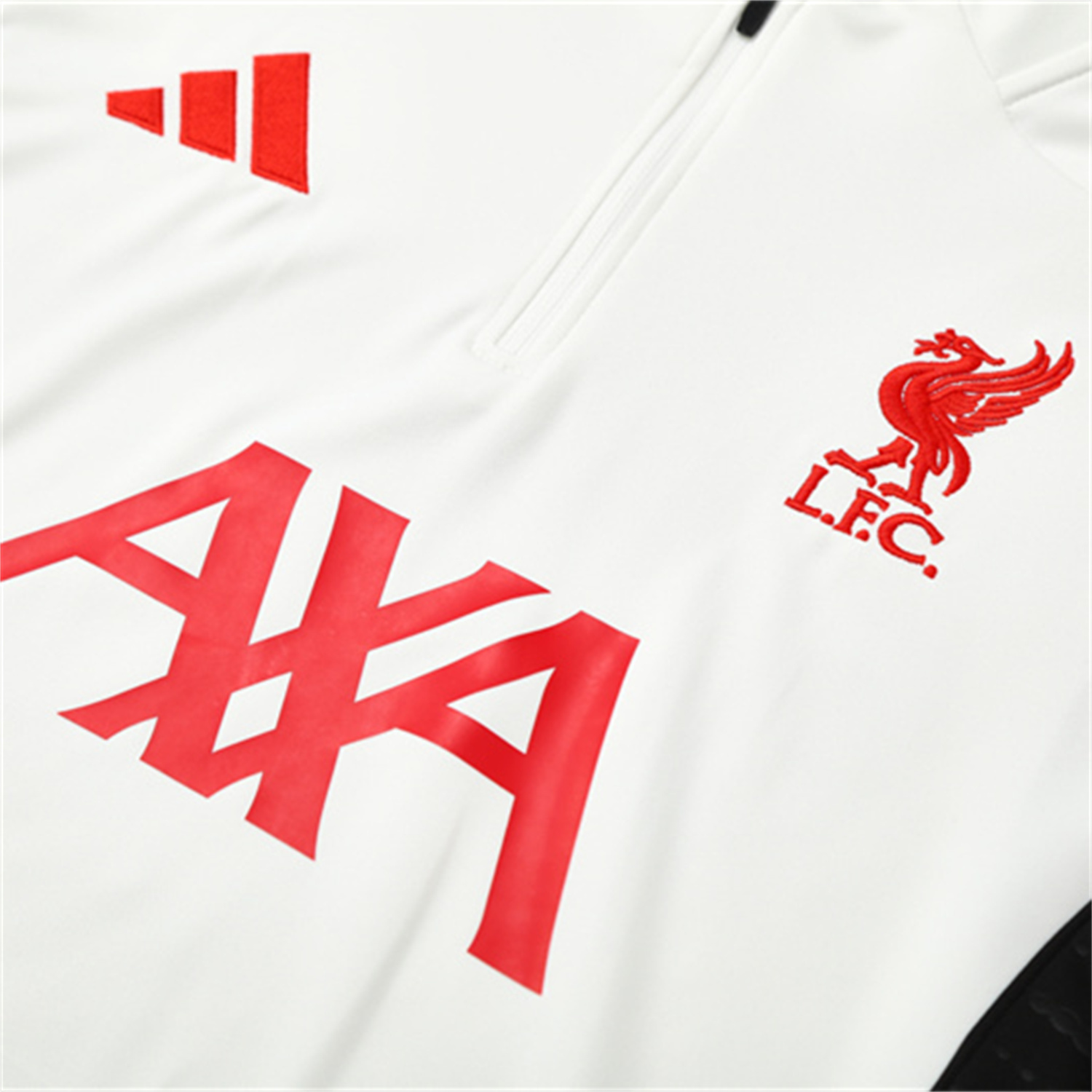 TKH-turbokithub-Liver.pool 25-26 Long Sleeve Training Set - White Top & Black Pants